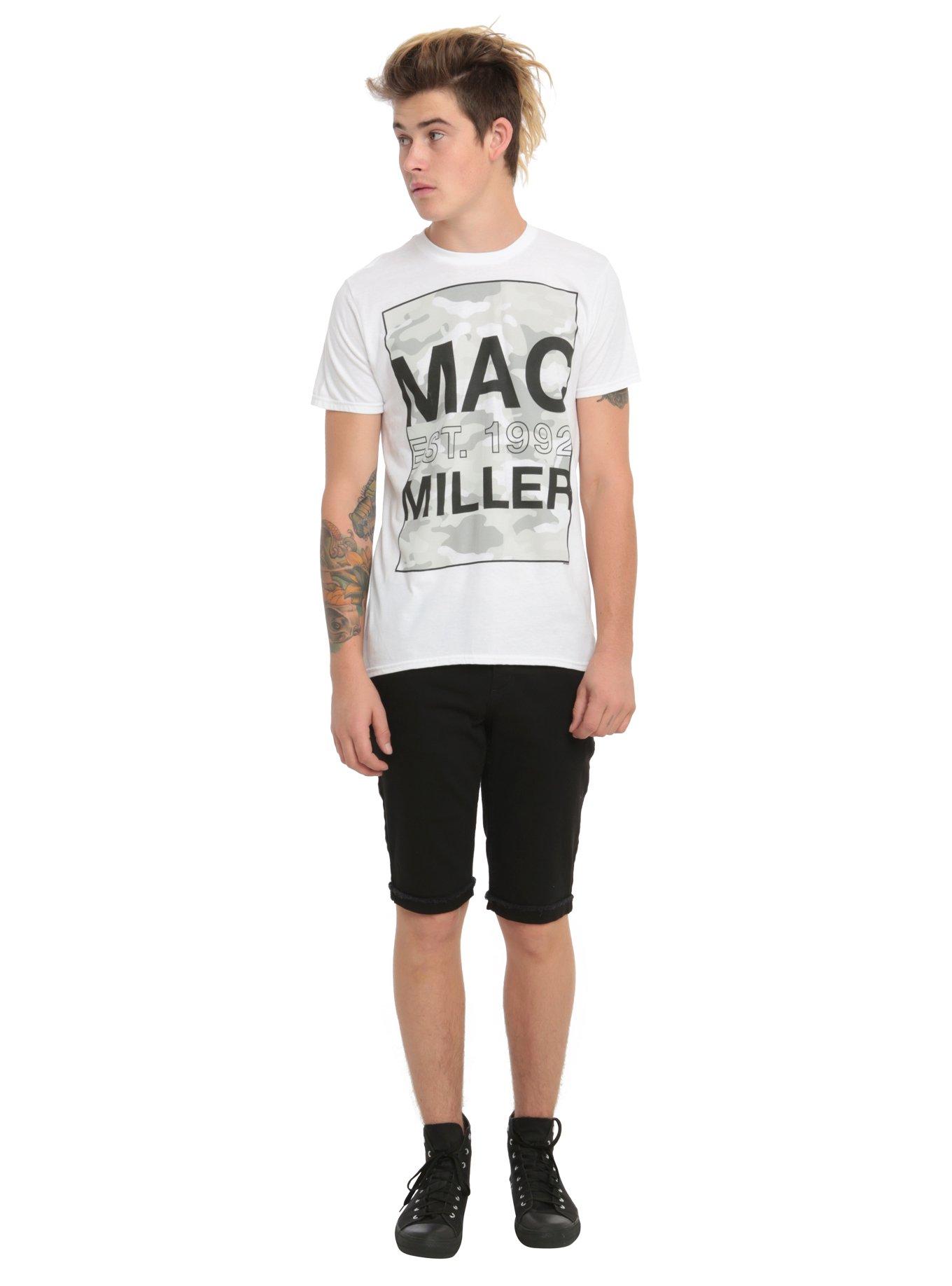 Mac Miller Grey Camo T-Shirt, , alternate