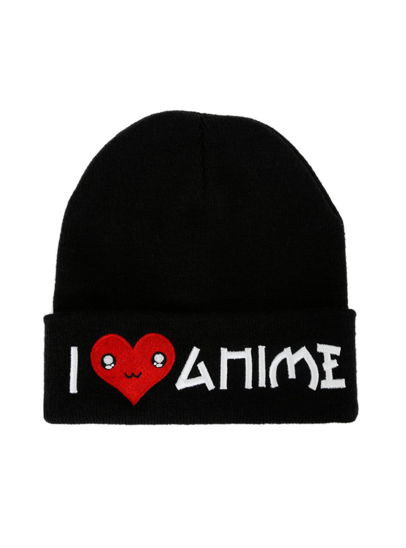 I (Heart) Anime Watchman Beanie, , alternate
