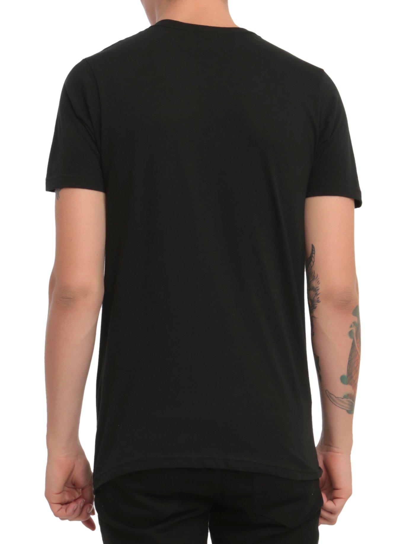 Upon A Burning Body Skull T-Shirt, BLACK, alternate