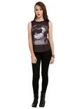 Disney Alice In Wonderland Cheshire Cat All Mad Girls Muscle Top, , alternate