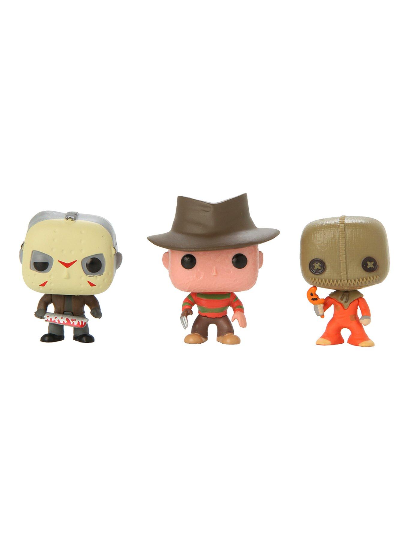 Funko Horror Pocket Pop! Jason Voorhees Freddy Krueger & Sam Set, , alternate