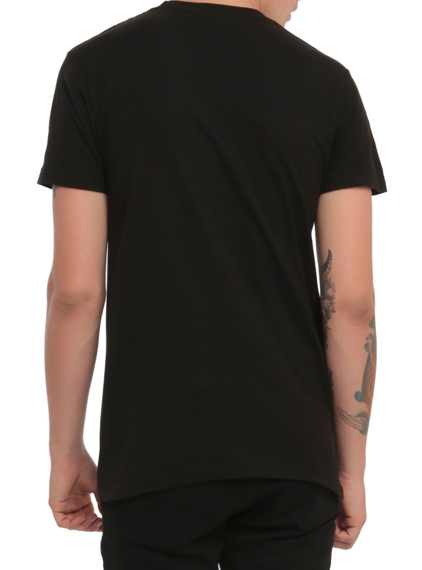 Memphis May Fire Shield Logo T-Shirt, BLACK, alternate