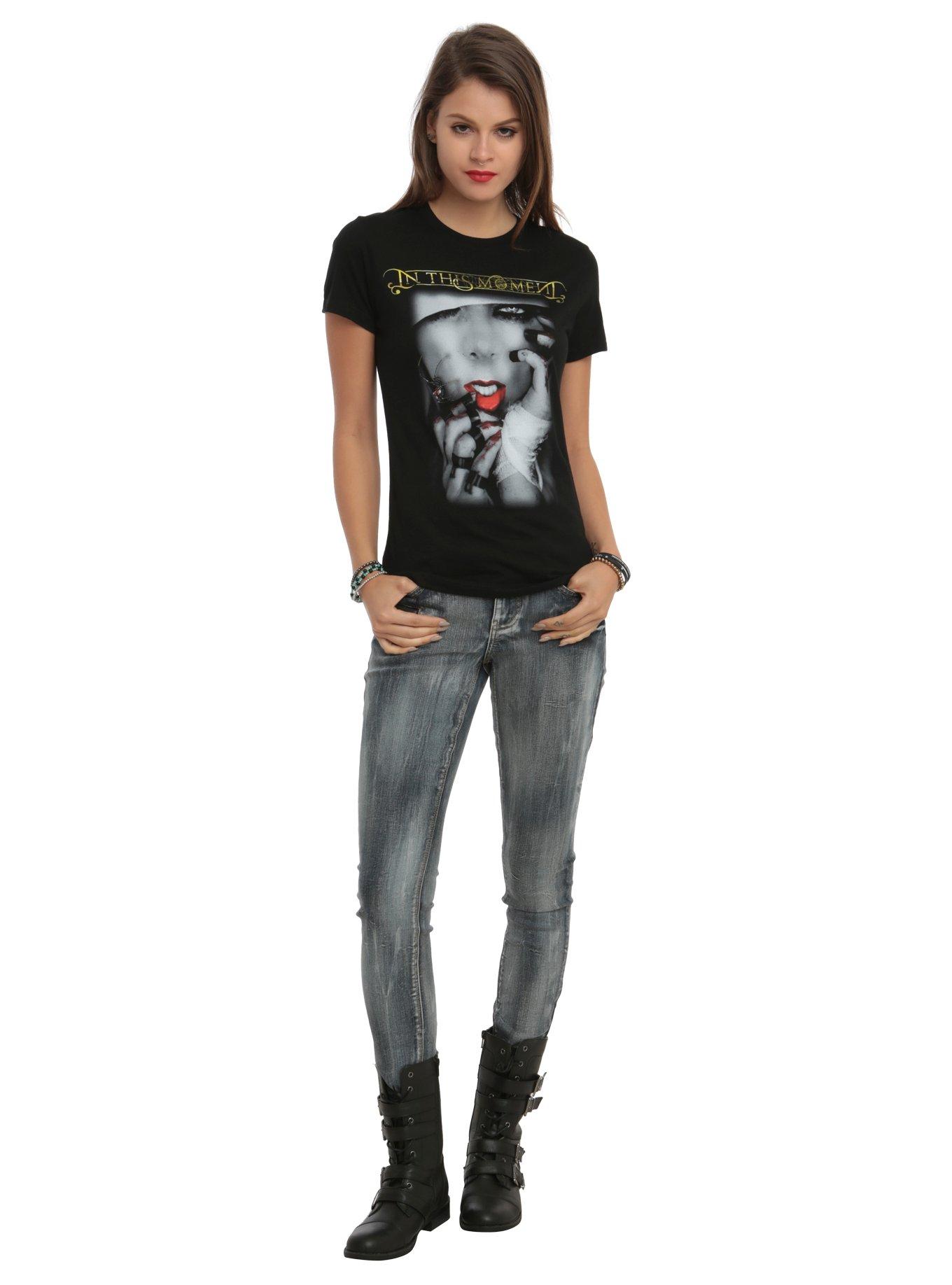 In This Moment Bandages Girls T-Shirt, BLACK, alternate