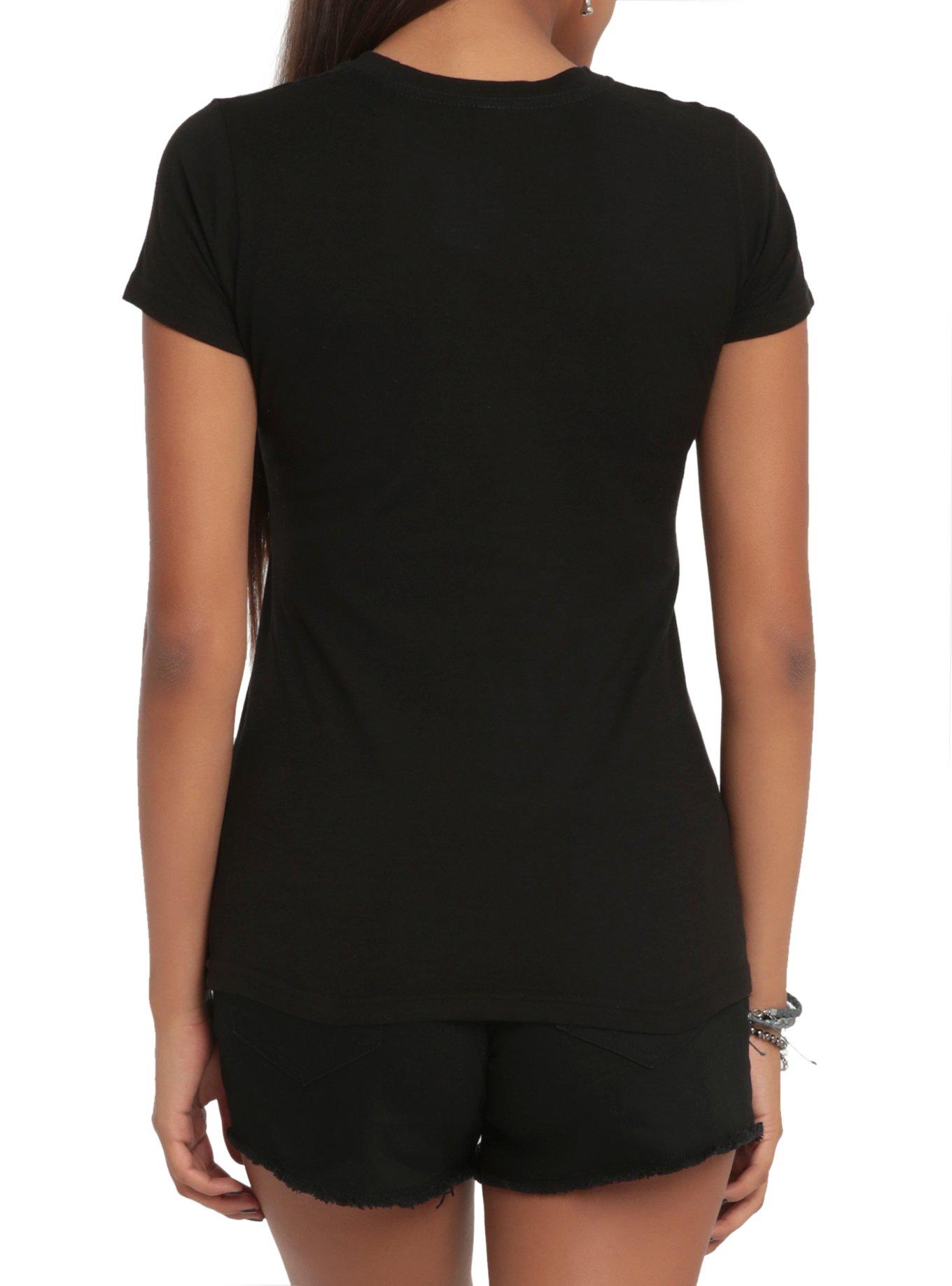 Motionless In White Evil Dreamcatcher Girls T-Shirt, BLACK, alternate