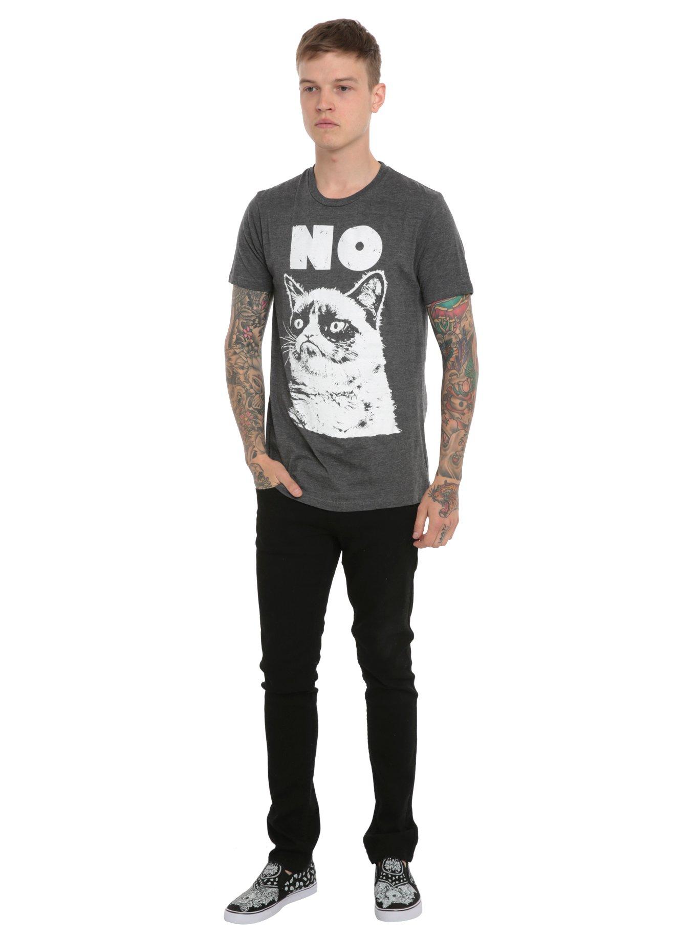 Grumpy Cat No T-Shirt, , alternate