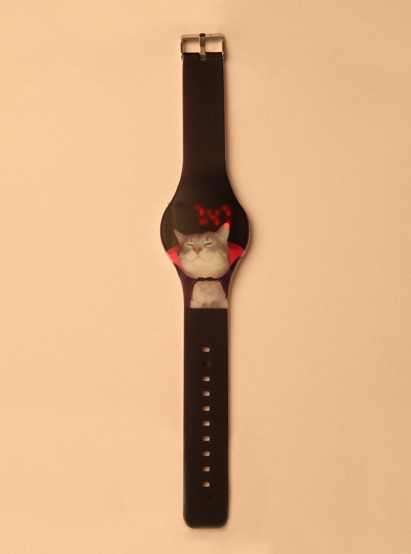 Vampire Kitty Rubber Watch, , alternate