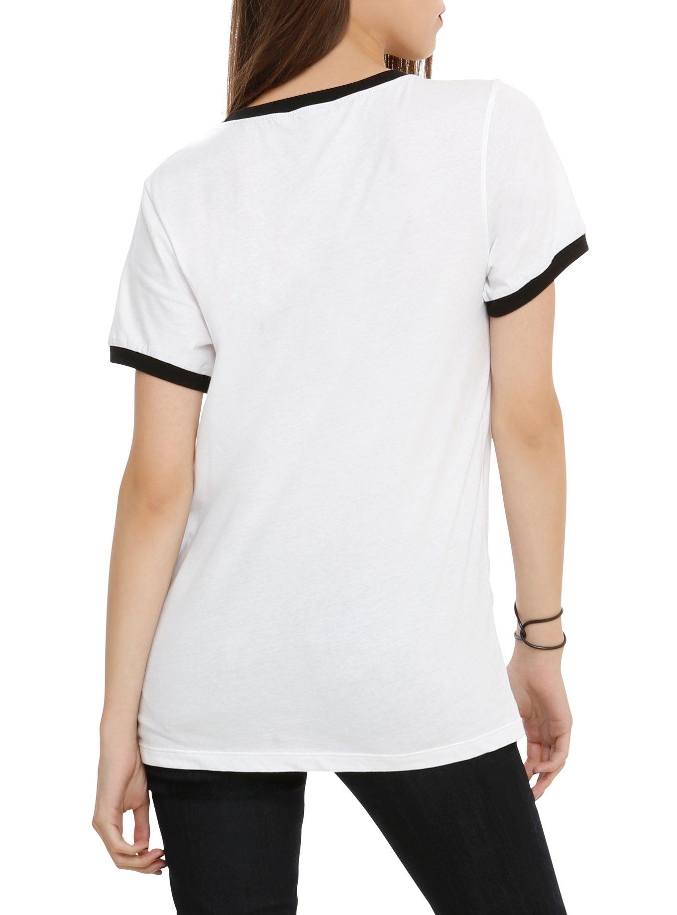 Paramore Baseball Logo Girls Ringer T-Shirt, , alternate