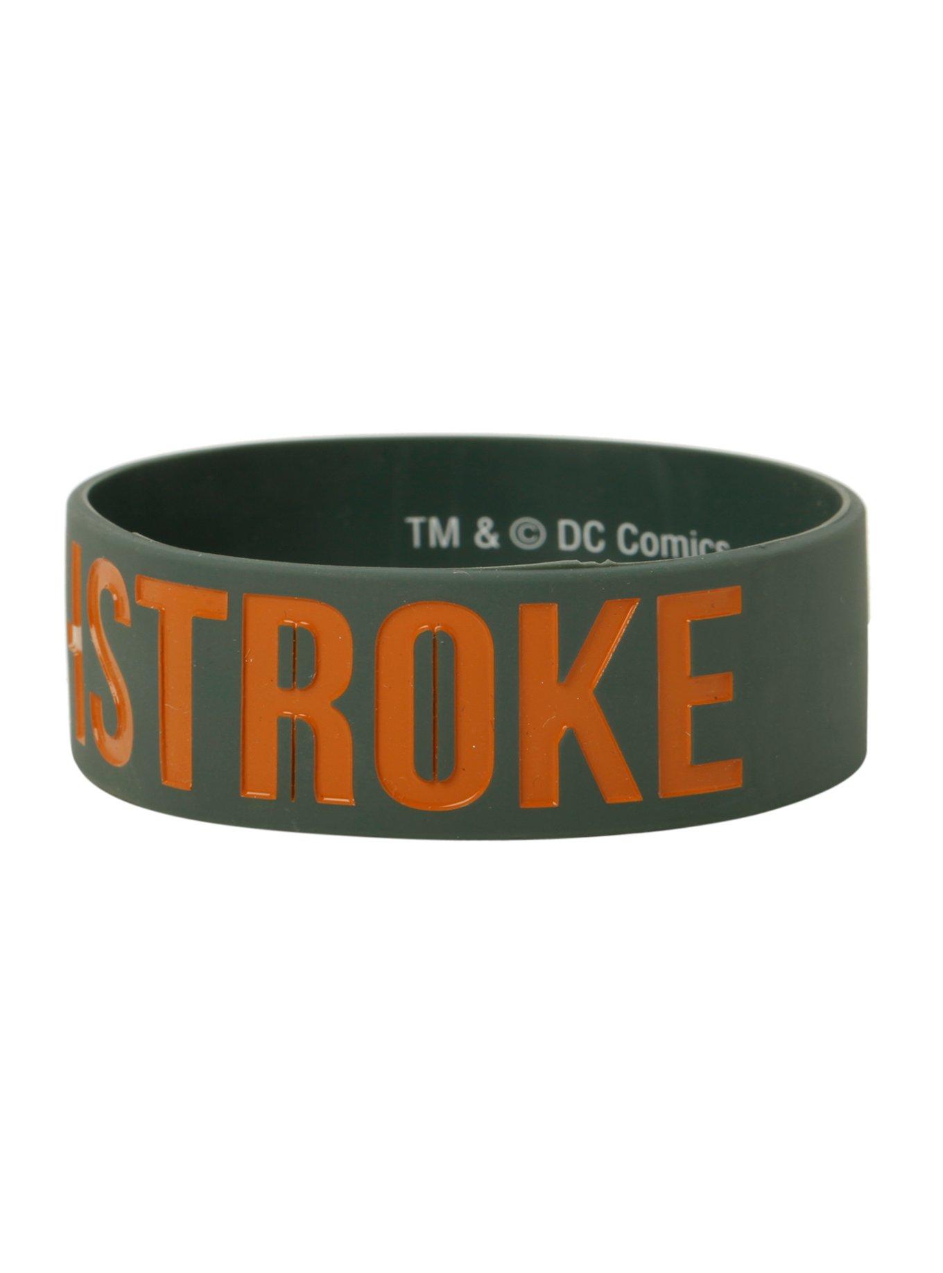 DC Comics Deathstroke Rubber Bracelet, , alternate