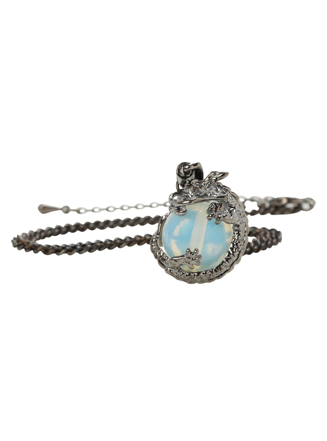 LOVEsick Dragon Opal Necklace, , alternate