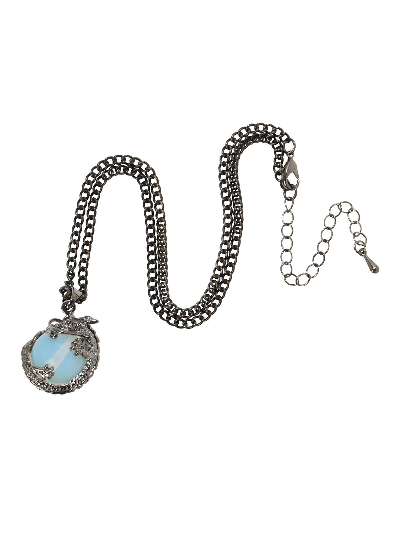 LOVEsick Dragon Opal Necklace, , alternate
