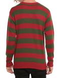 Horror Red & Green Stripe Sweater, , alternate