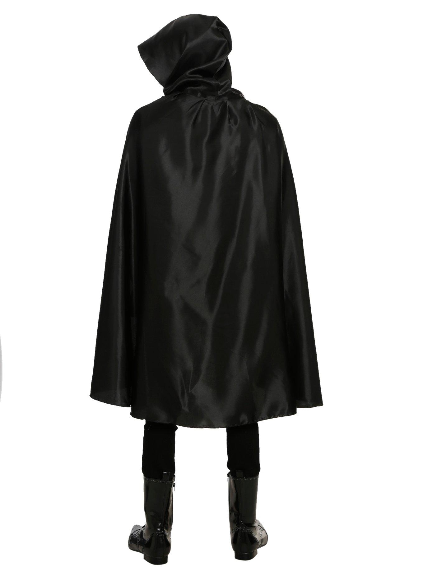 Black Hooded Cape, , alternate