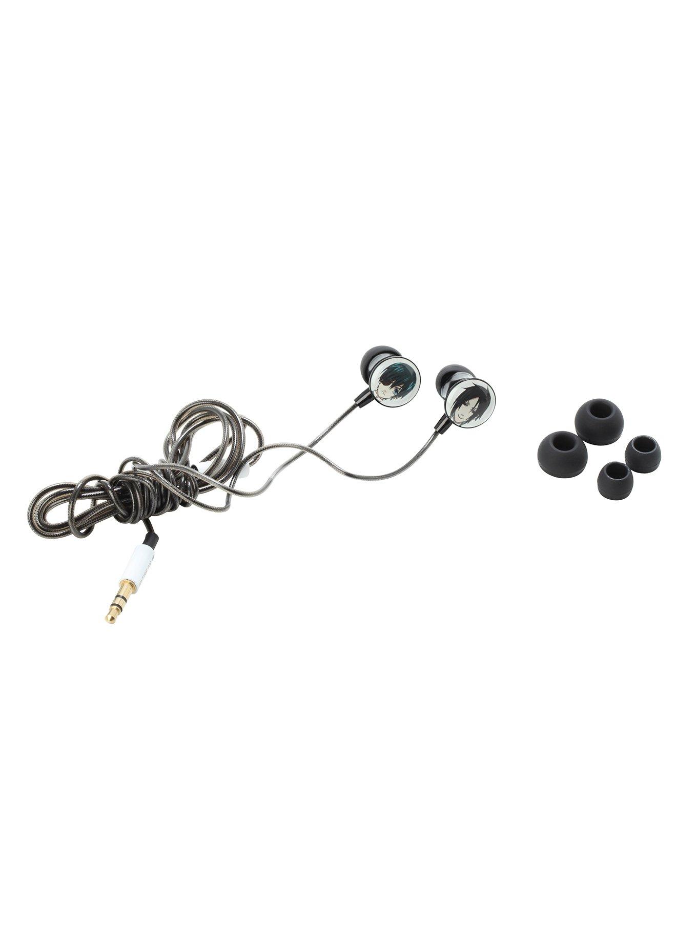 Black Butler Character Earbuds, , alternate