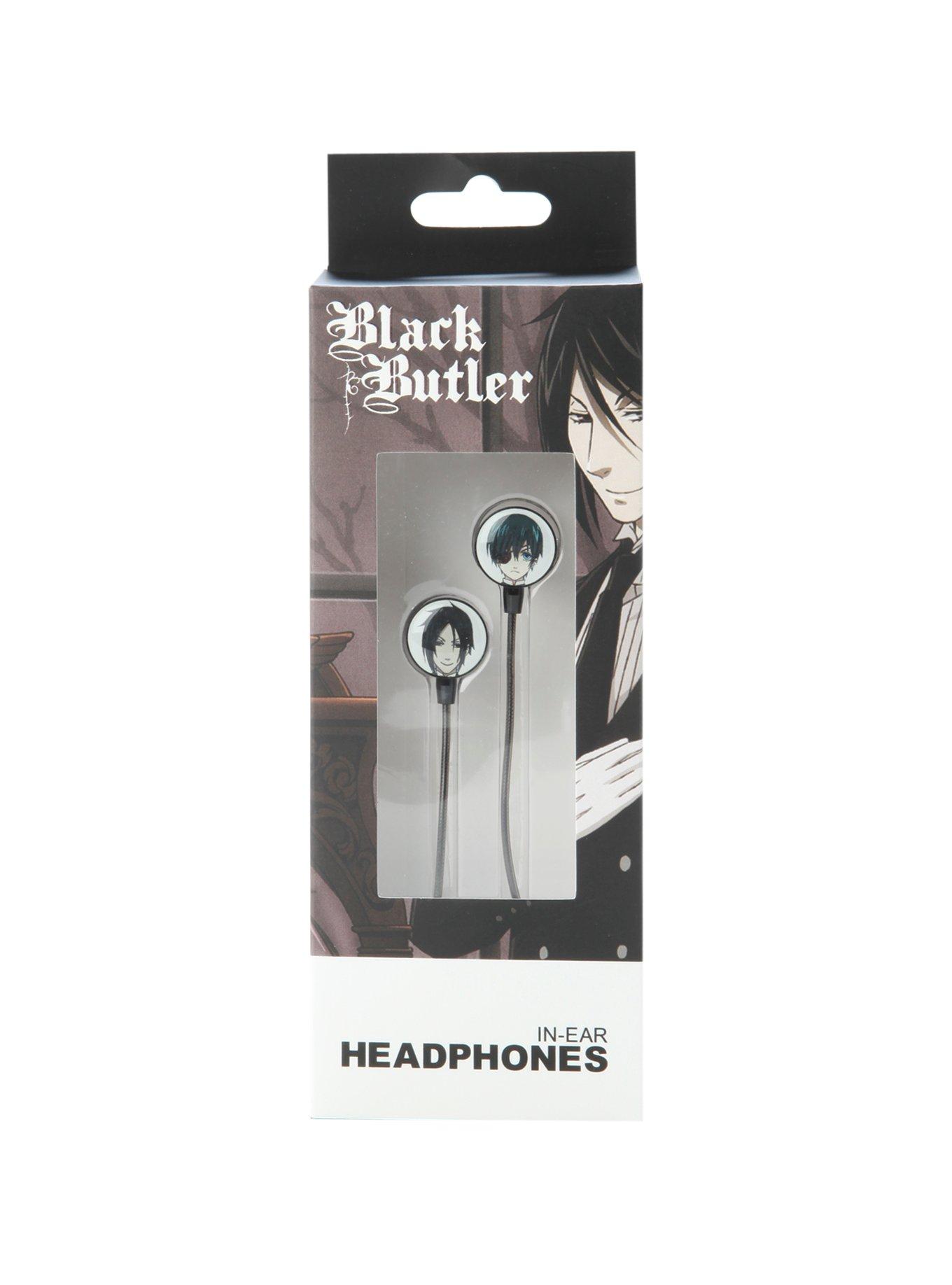 Black Butler Character Earbuds, , alternate