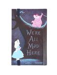 Disney Alice In Wonderland We're All Mad Here Mini Journal, , alternate