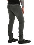 XXX RUDE Grey Tonal Super Skinny Jeans, , alternate