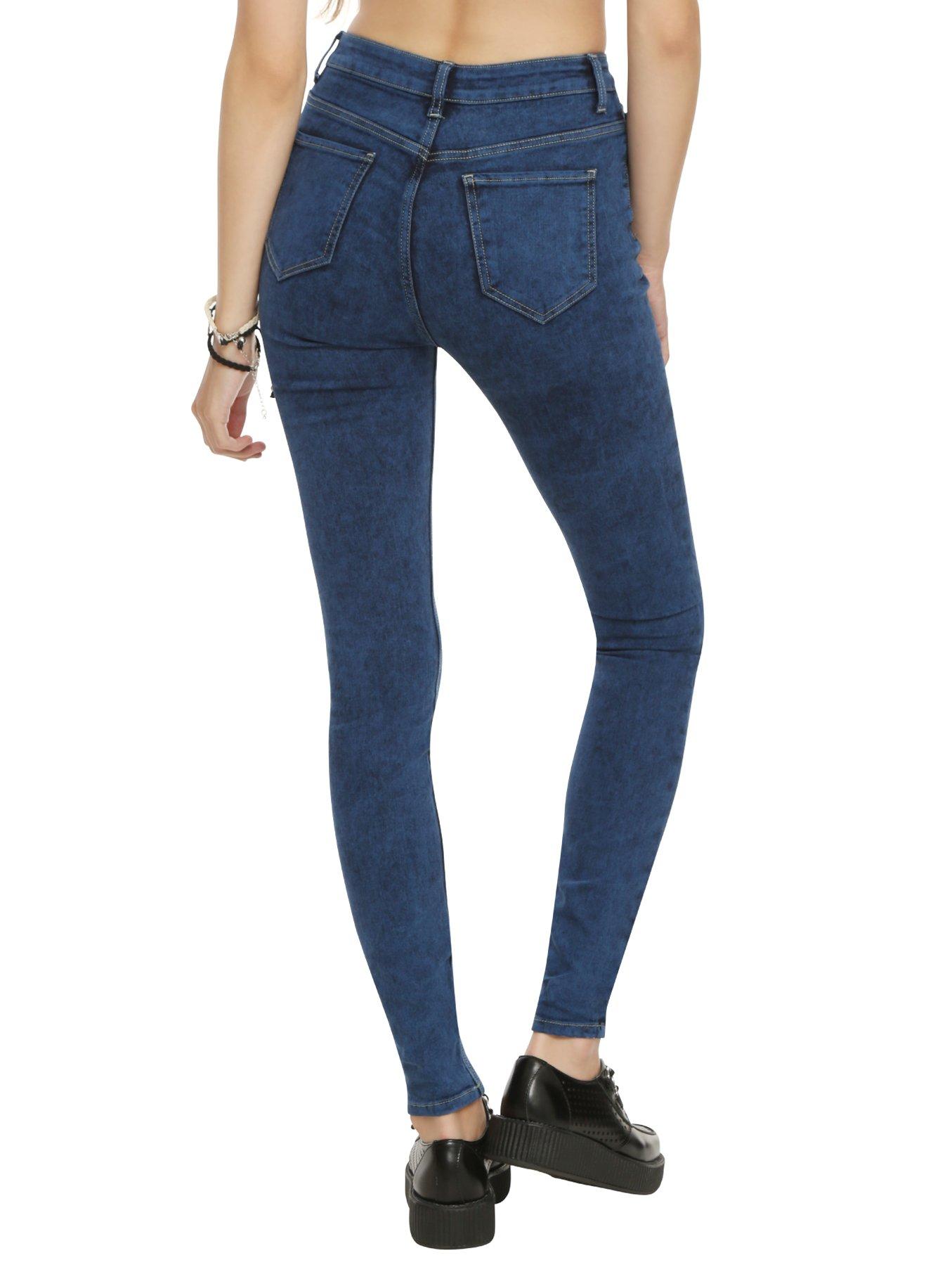 Cello Blue Skinny Jeans, , alternate