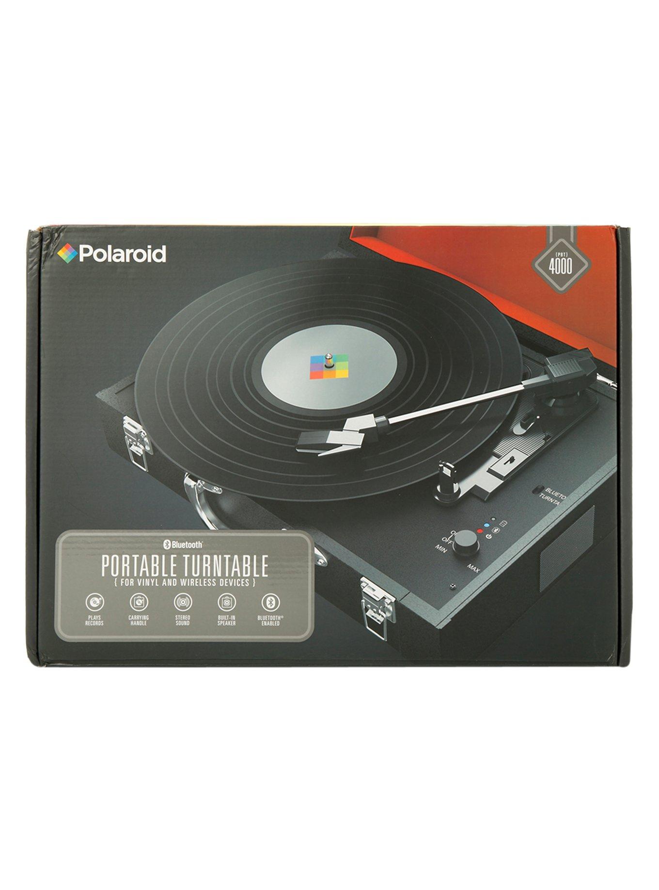 Polaroid Black Portable Turntable, , alternate