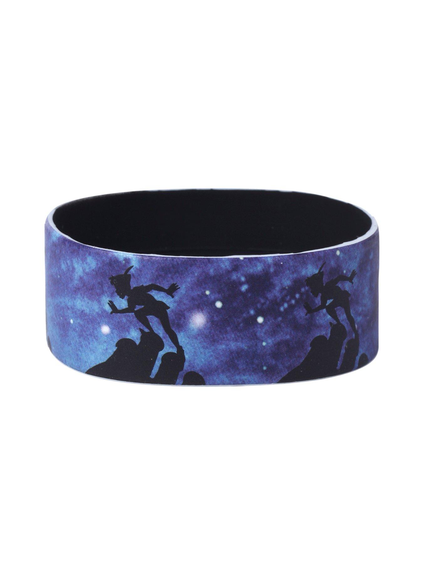 Disney Peter Pan Silhouette Rubber Bracelet, , alternate