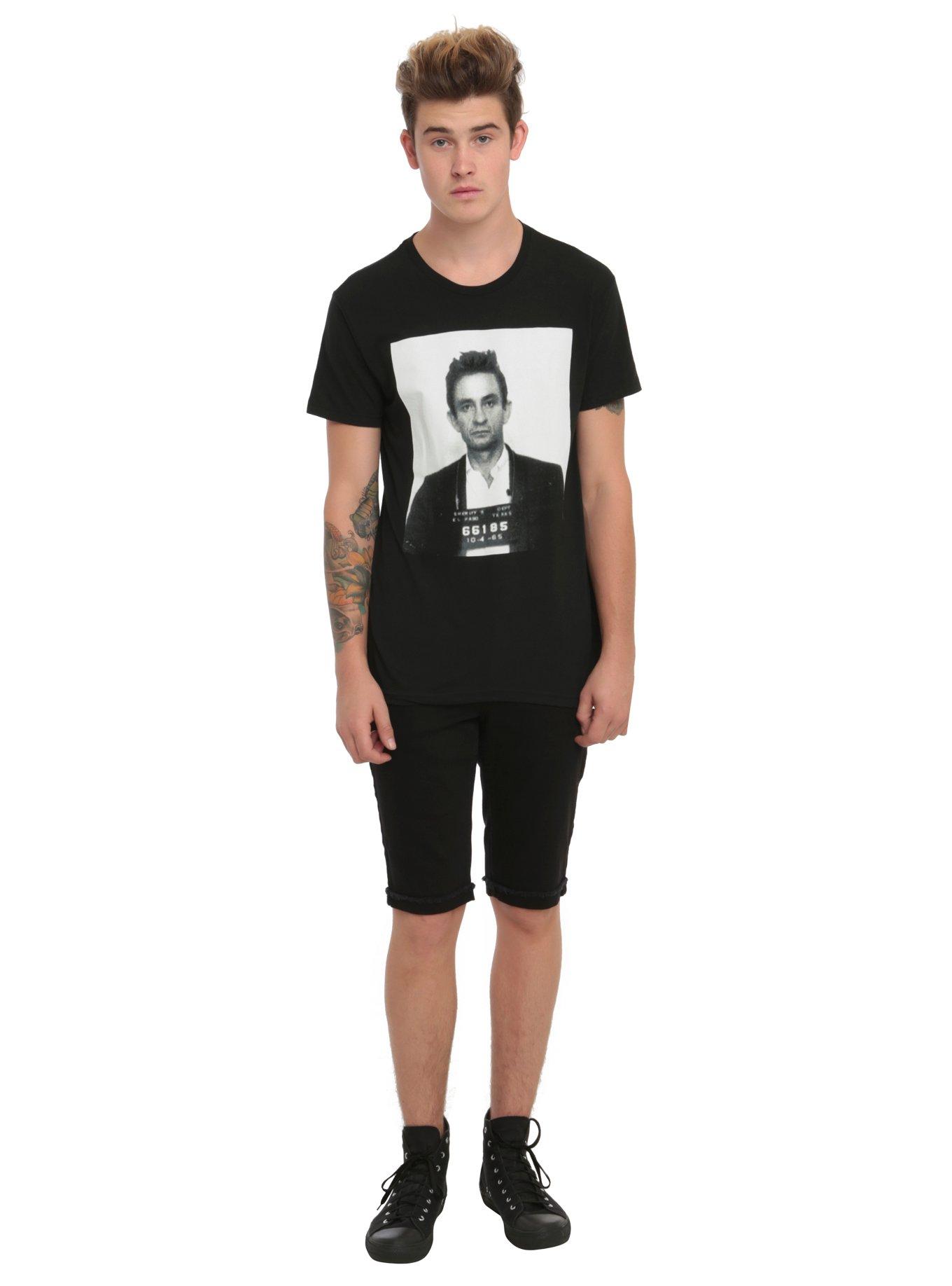 Johnny Cash Mugshot T-Shirt, , alternate