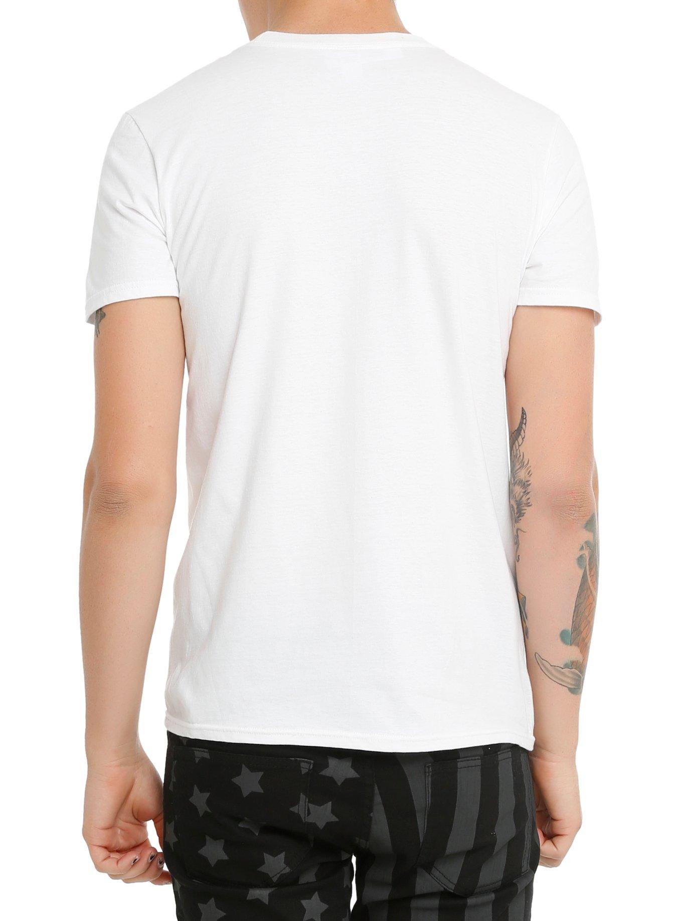 Nirvana Kurt Cobain Sunglasses T-Shirt 2XL, WHITE, alternate
