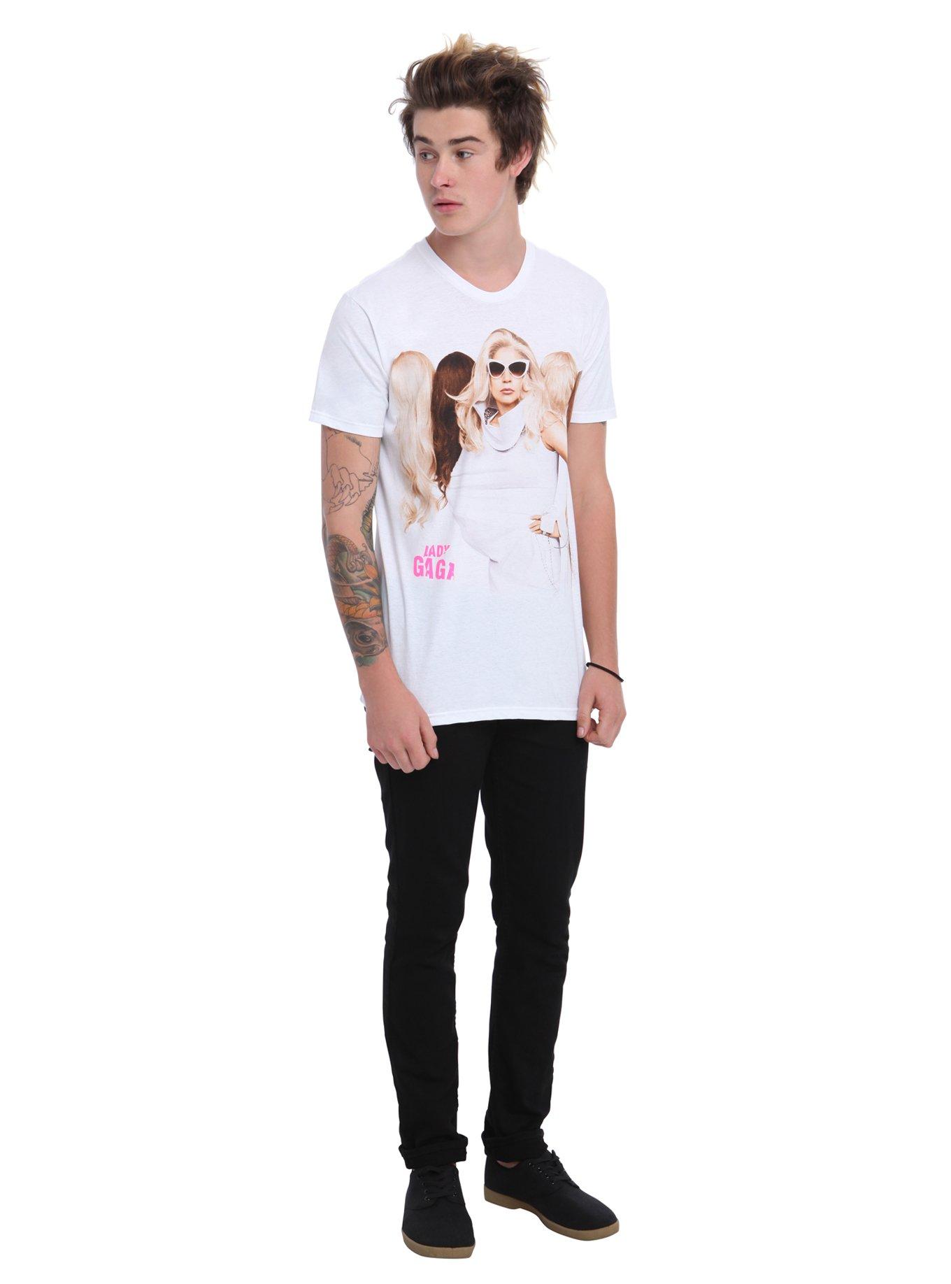 Lady Gaga Wigs T-Shirt, , alternate