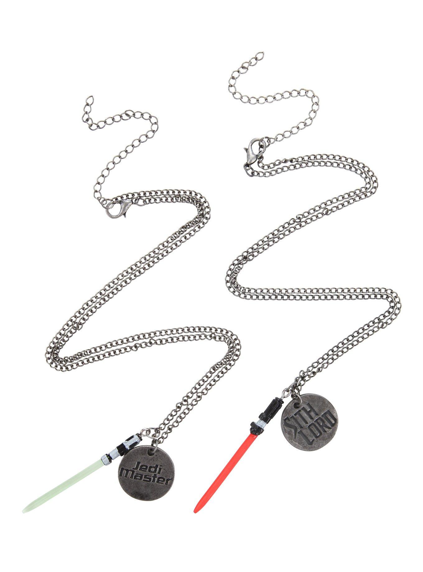 Star Wars Jedi Master & Sith Lord Best Friend Necklace Set, , alternate