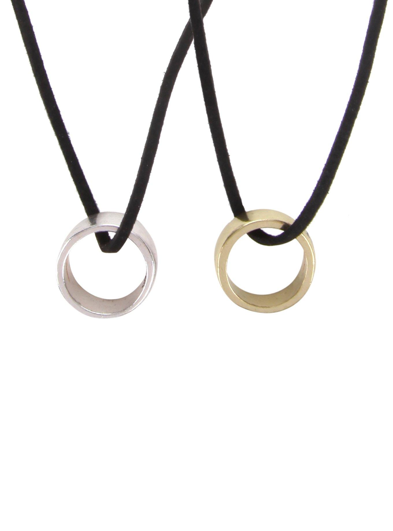 Supernatural Jerk & Bitch Ring Necklace Set, , alternate