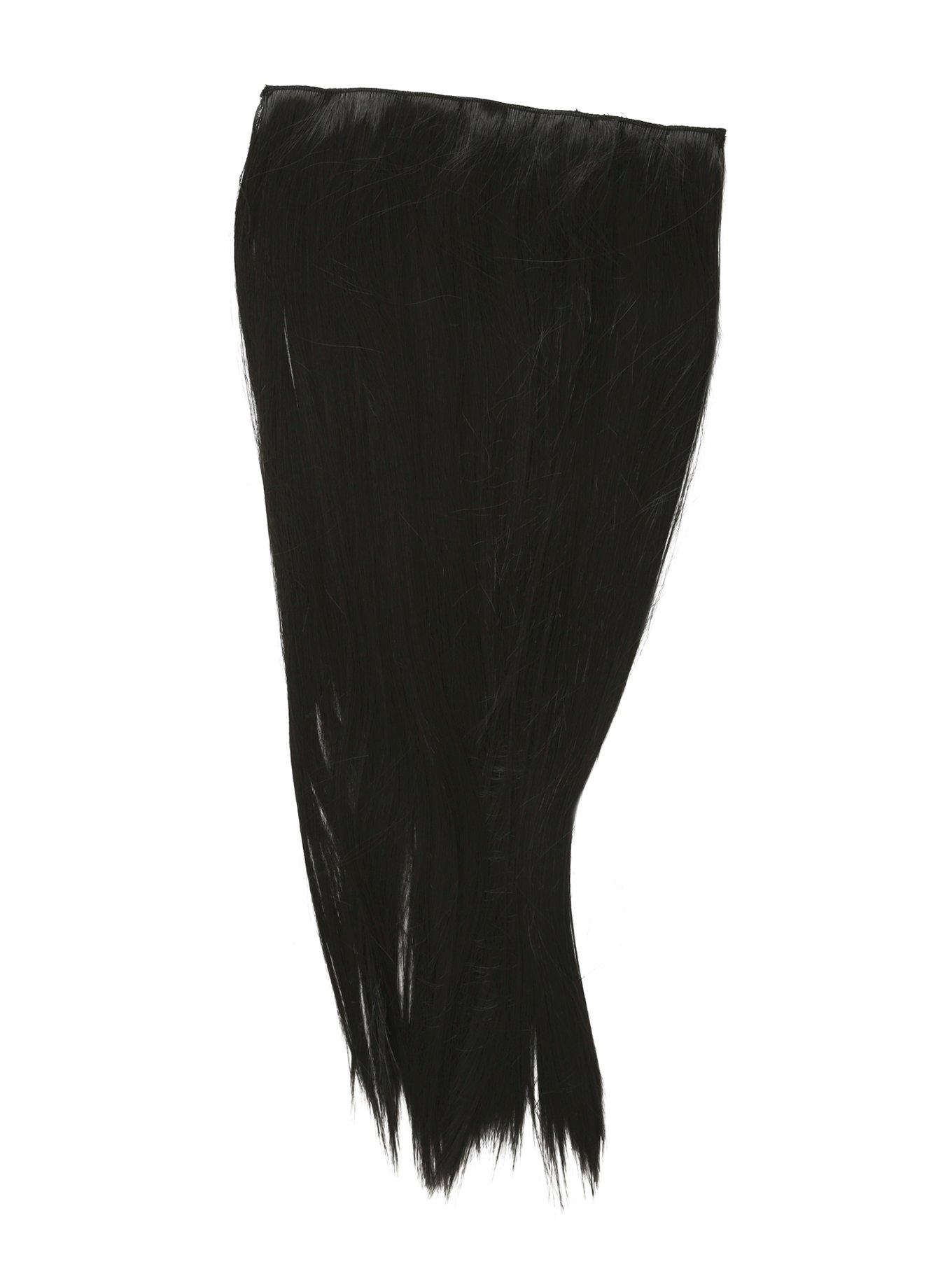 Black Clip-In Hair Extension, , alternate
