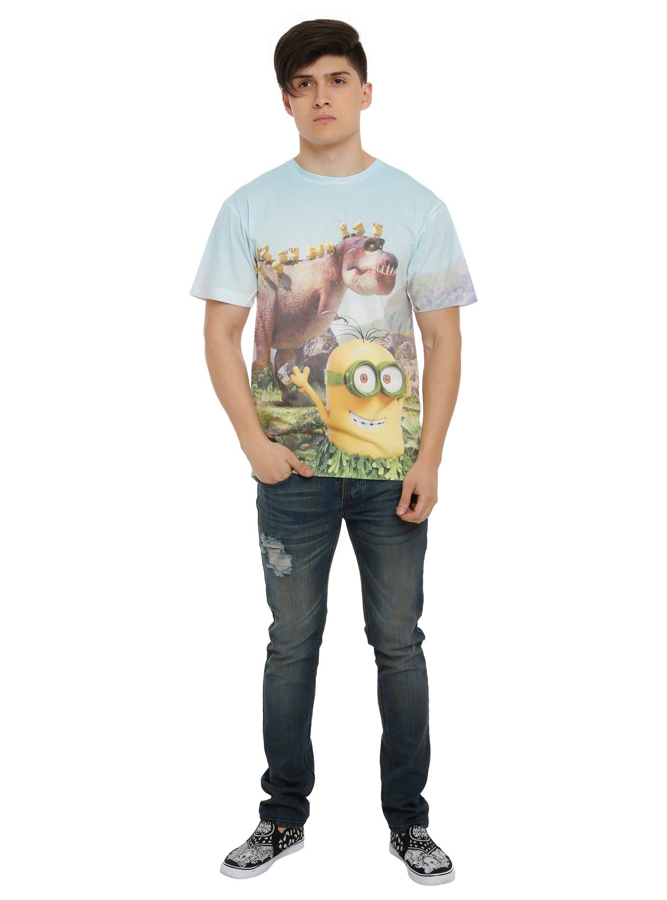 Minions Prehistoric Dino  Sublimation T-Shirt, , alternate