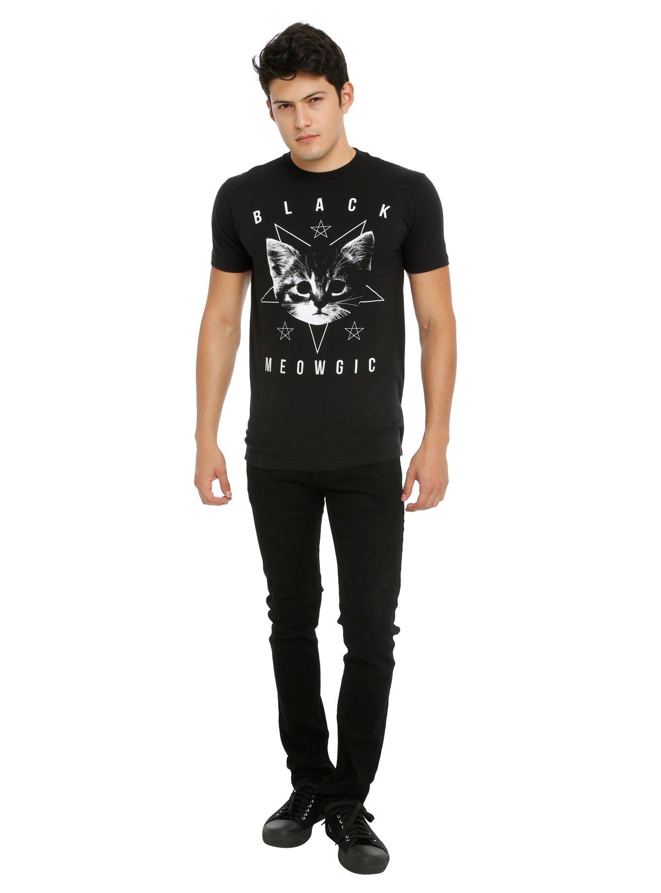 Black Meowgic T-Shirt, , alternate