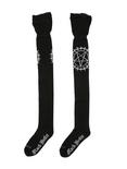 Black Butler Symbol Over-The-Knee Socks, , alternate