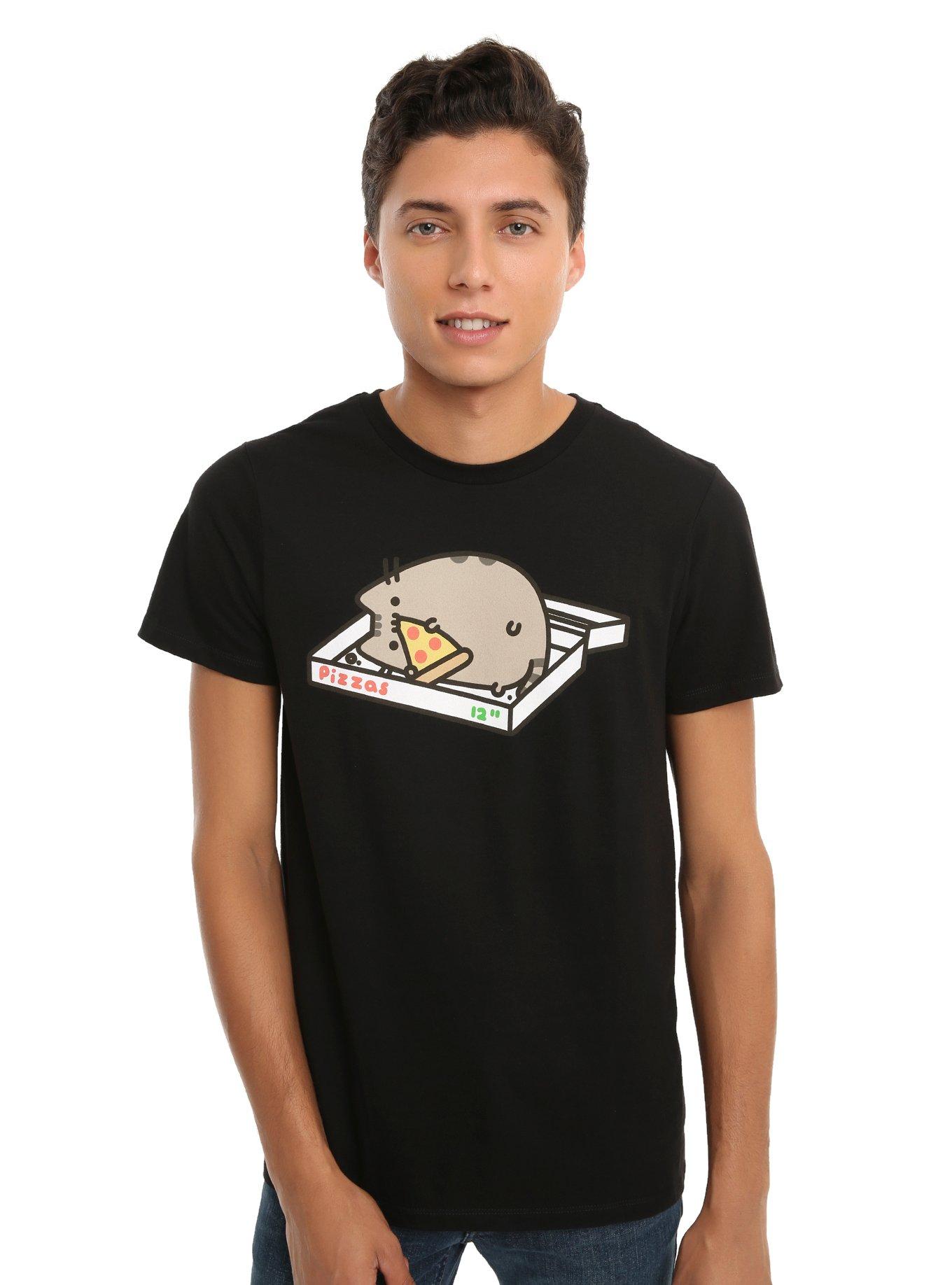 Pusheen Pizza Box T-Shirt, , alternate