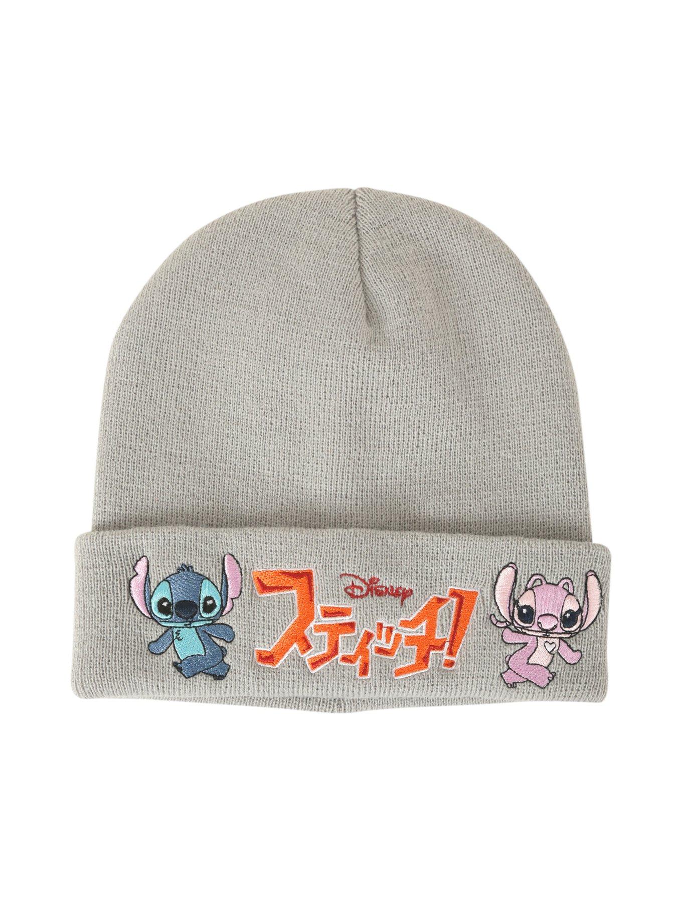Disney Lilo & Stitch Angel Japanese Logo Beanie, , alternate