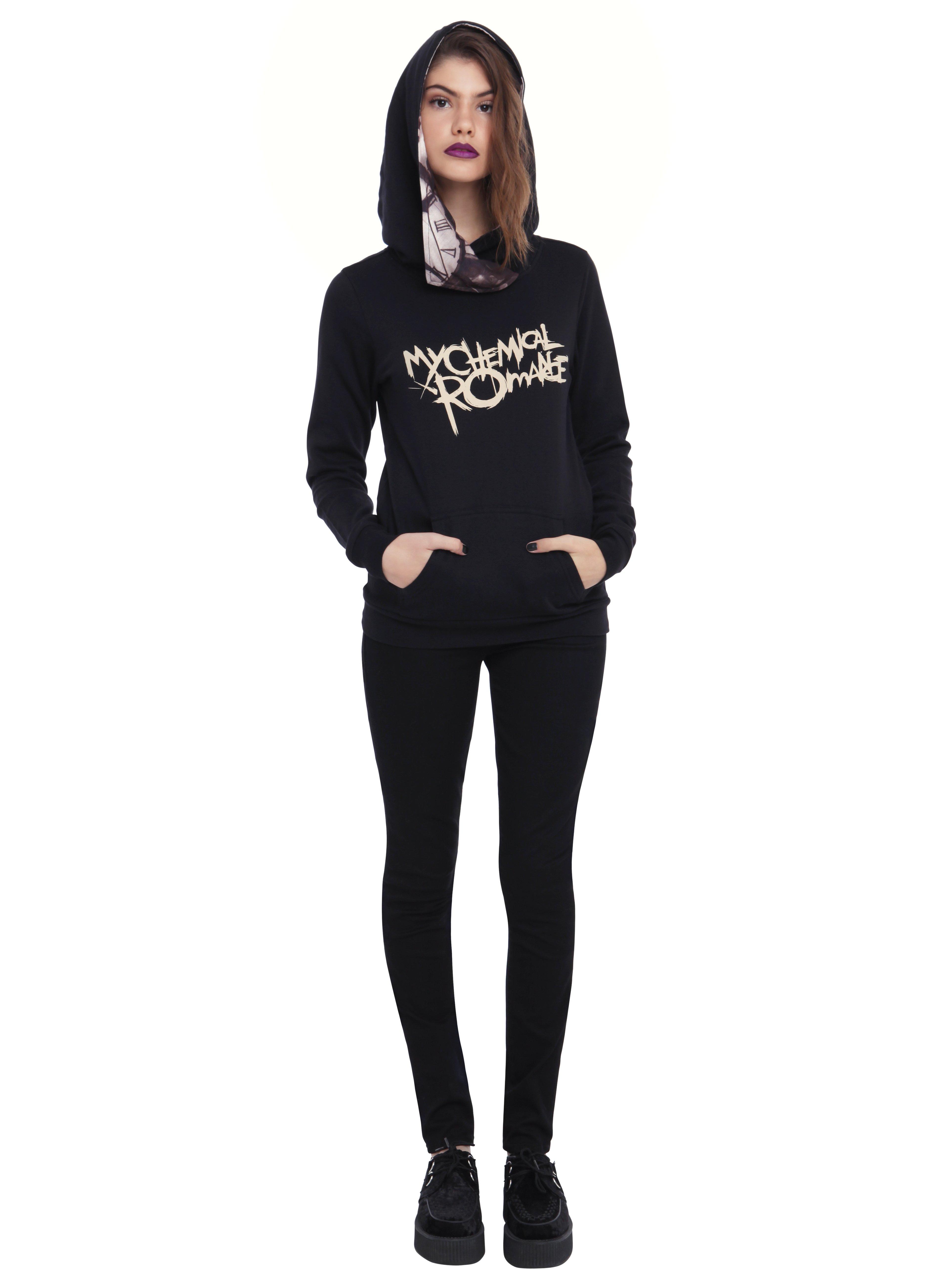 My Chemical Romance Black Parade Girls Pullover Hoodie, , alternate