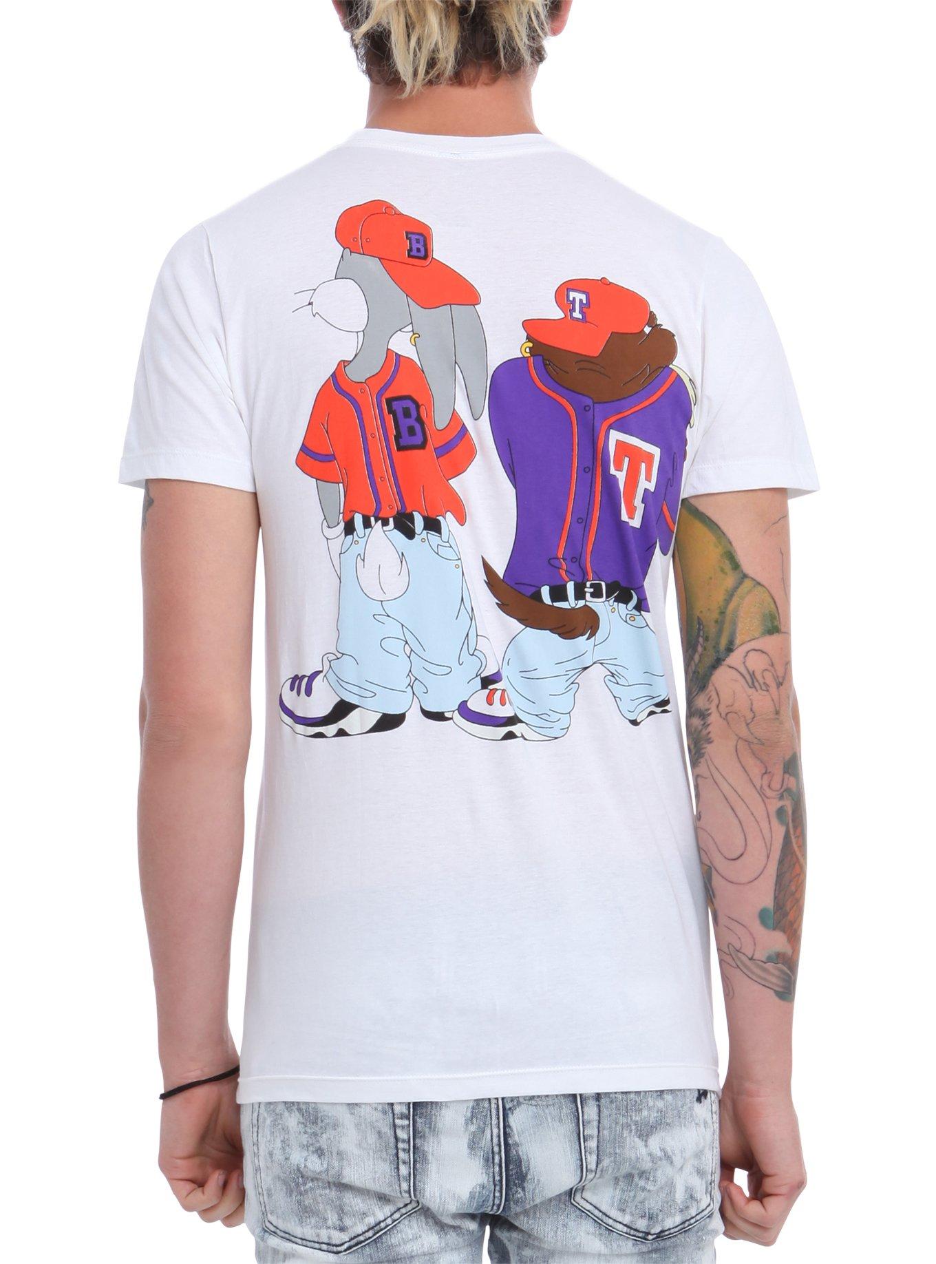 Looney Tunes Bugs & Taz Old School T-Shirt, , alternate
