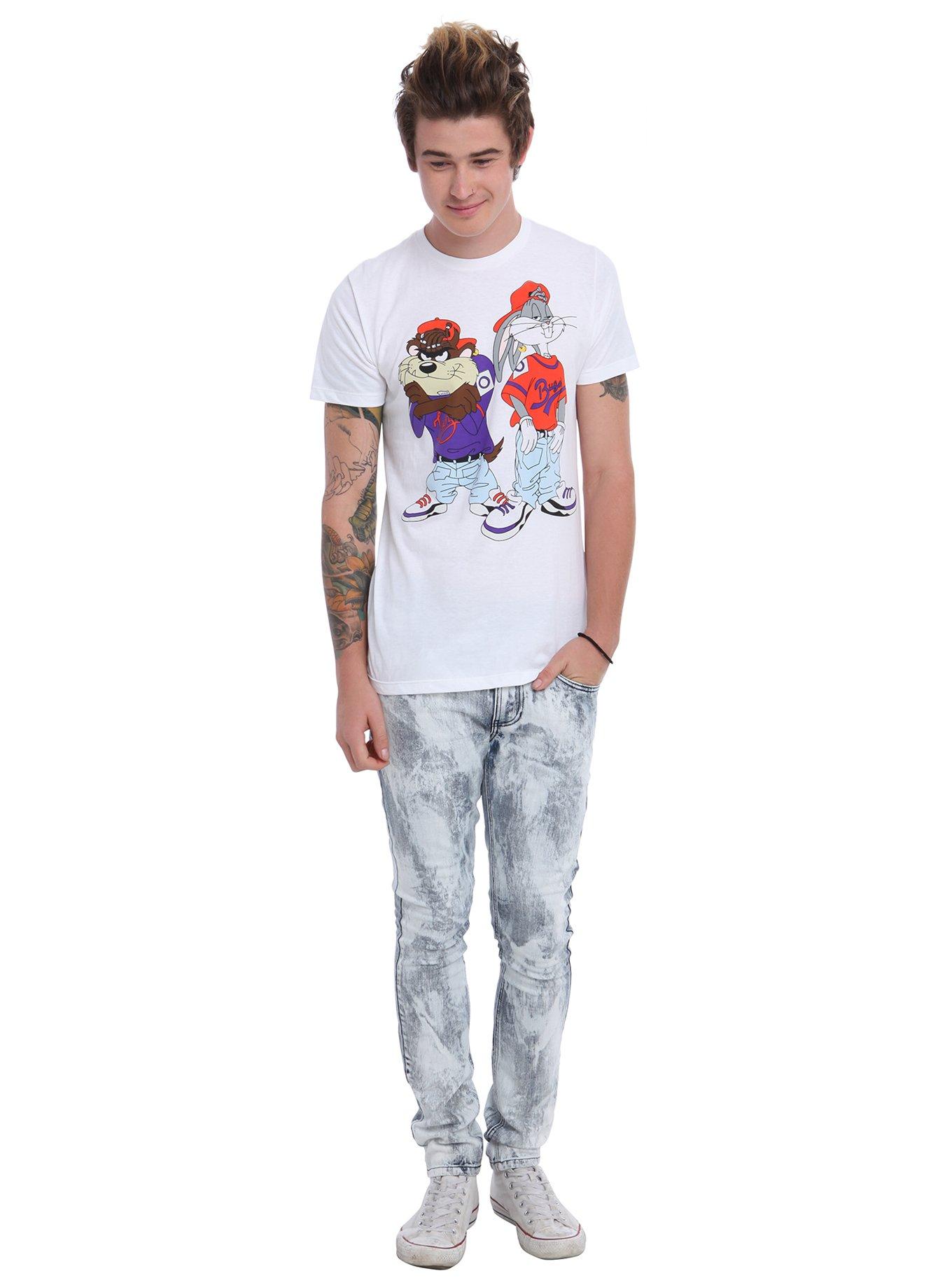 Looney Tunes Bugs & Taz Old School T-Shirt, , alternate