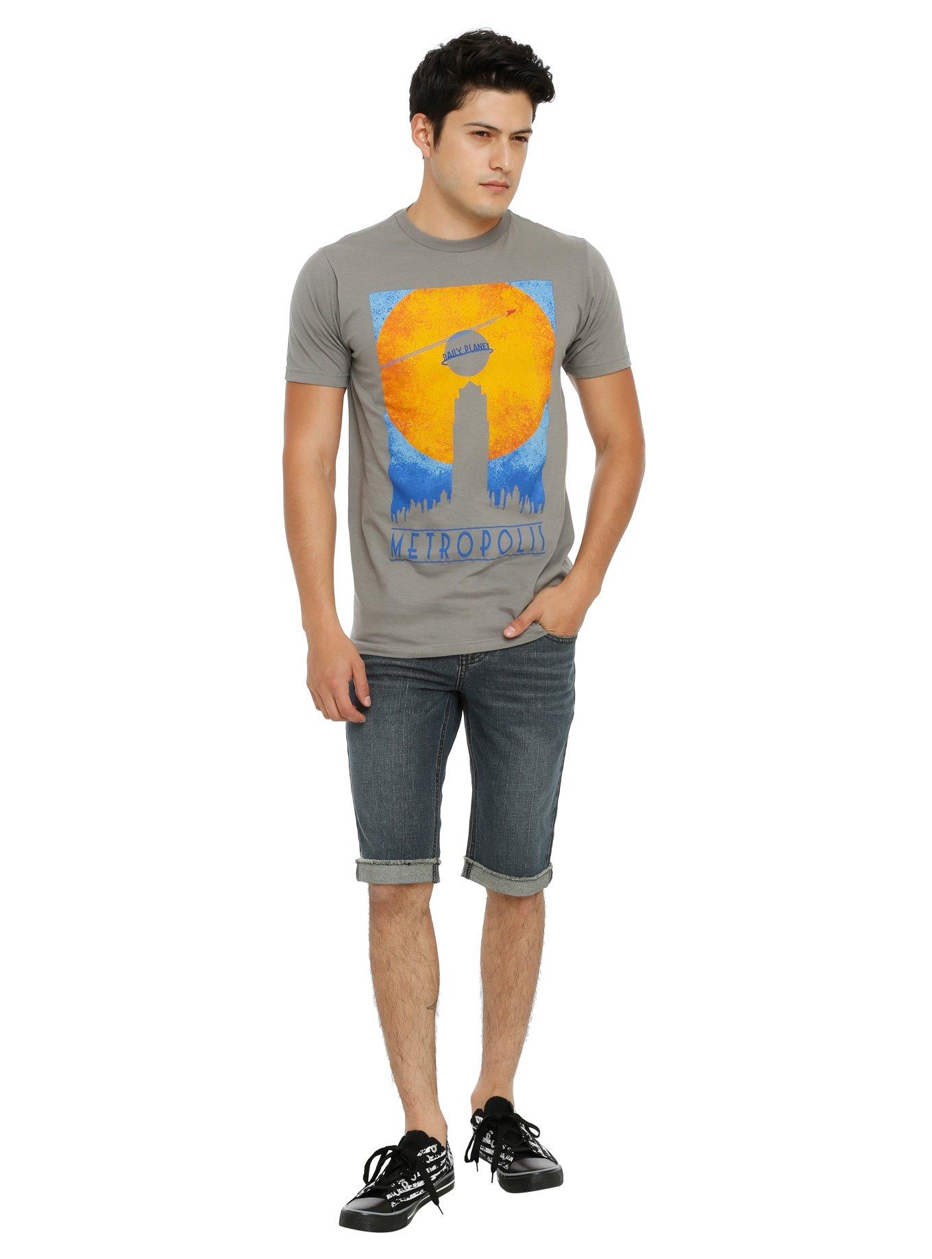 DC Comics Superman Art Deco Metropolis T-Shirt, , alternate