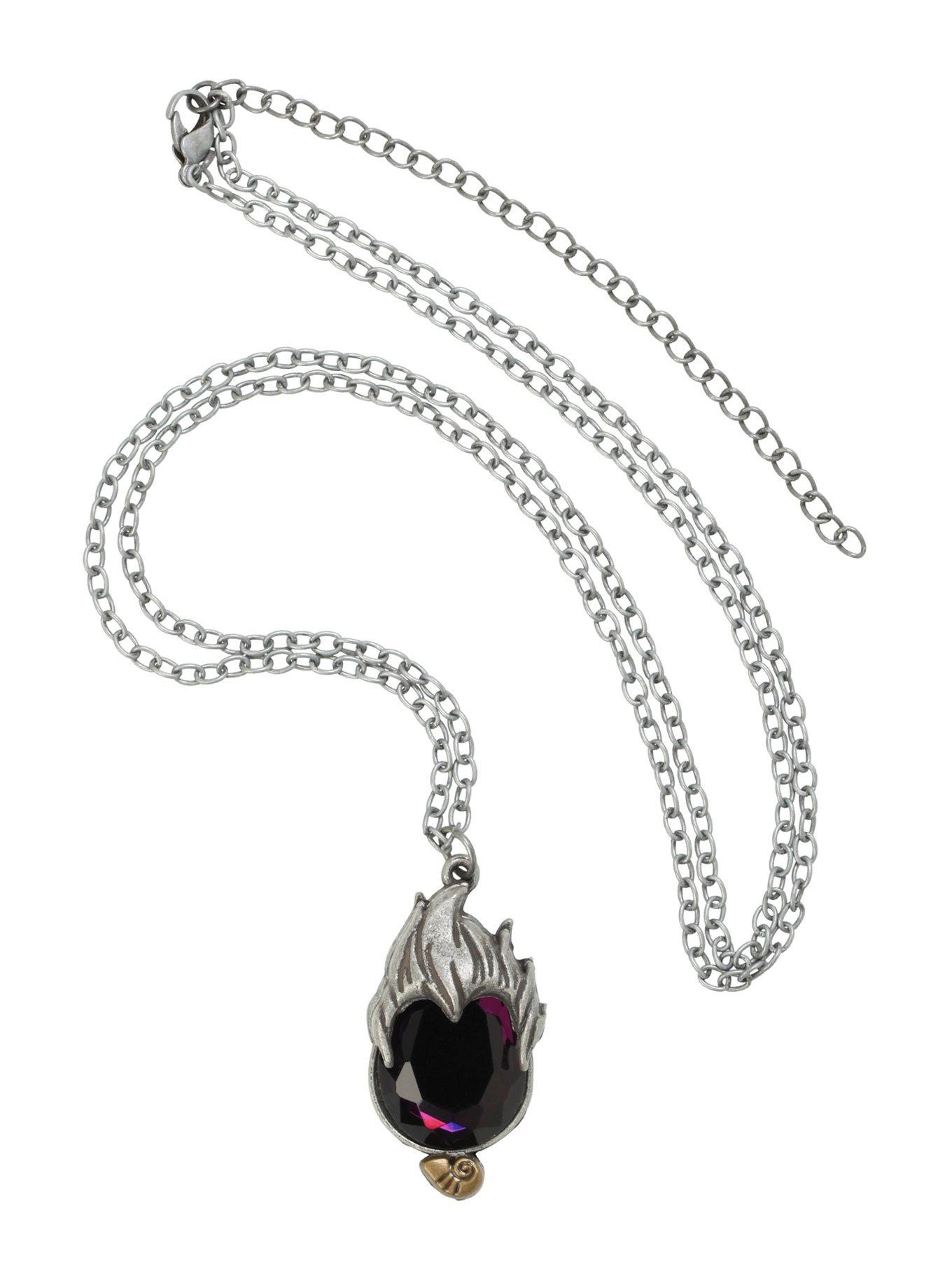 Disney The Little Mermaid Ursula Stone Necklace, , alternate