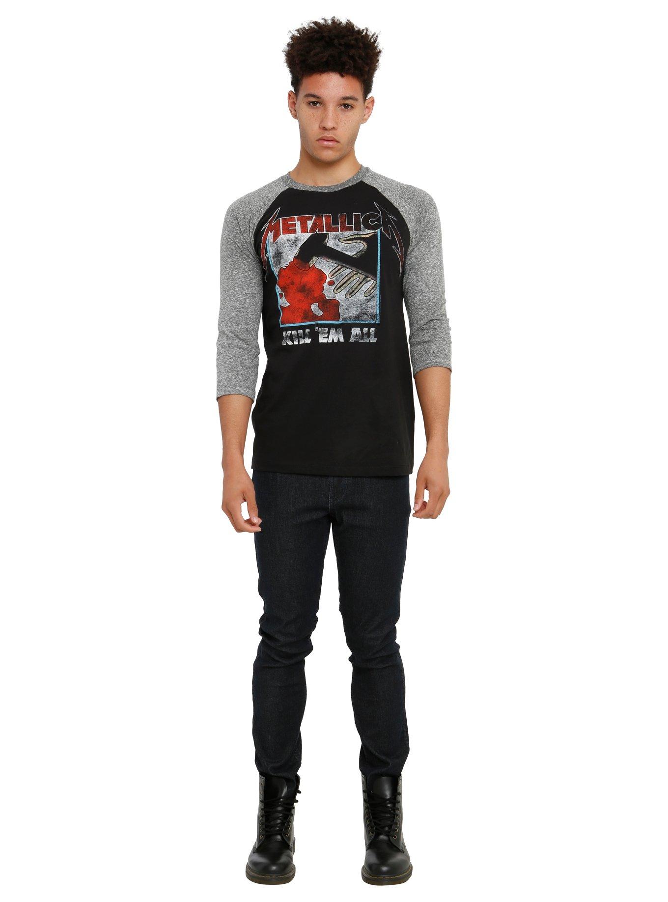 Metallica Kill 'Em All Raglan, , alternate