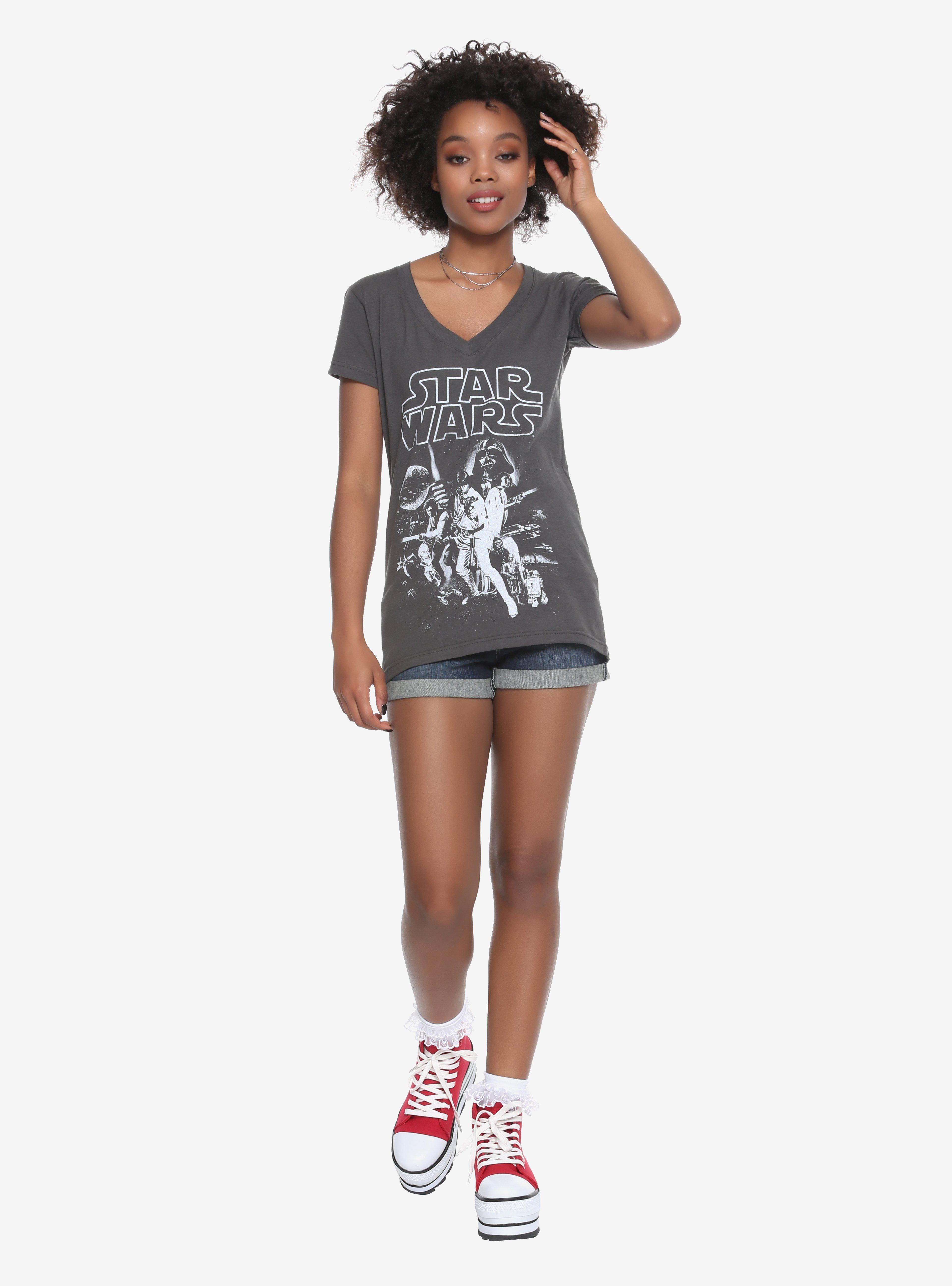 Star Wars Poster Girls T-Shirt, , alternate