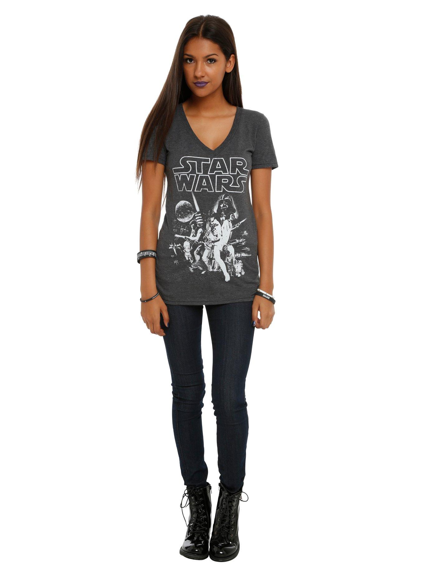 Star Wars Poster Girls T-Shirt, , alternate