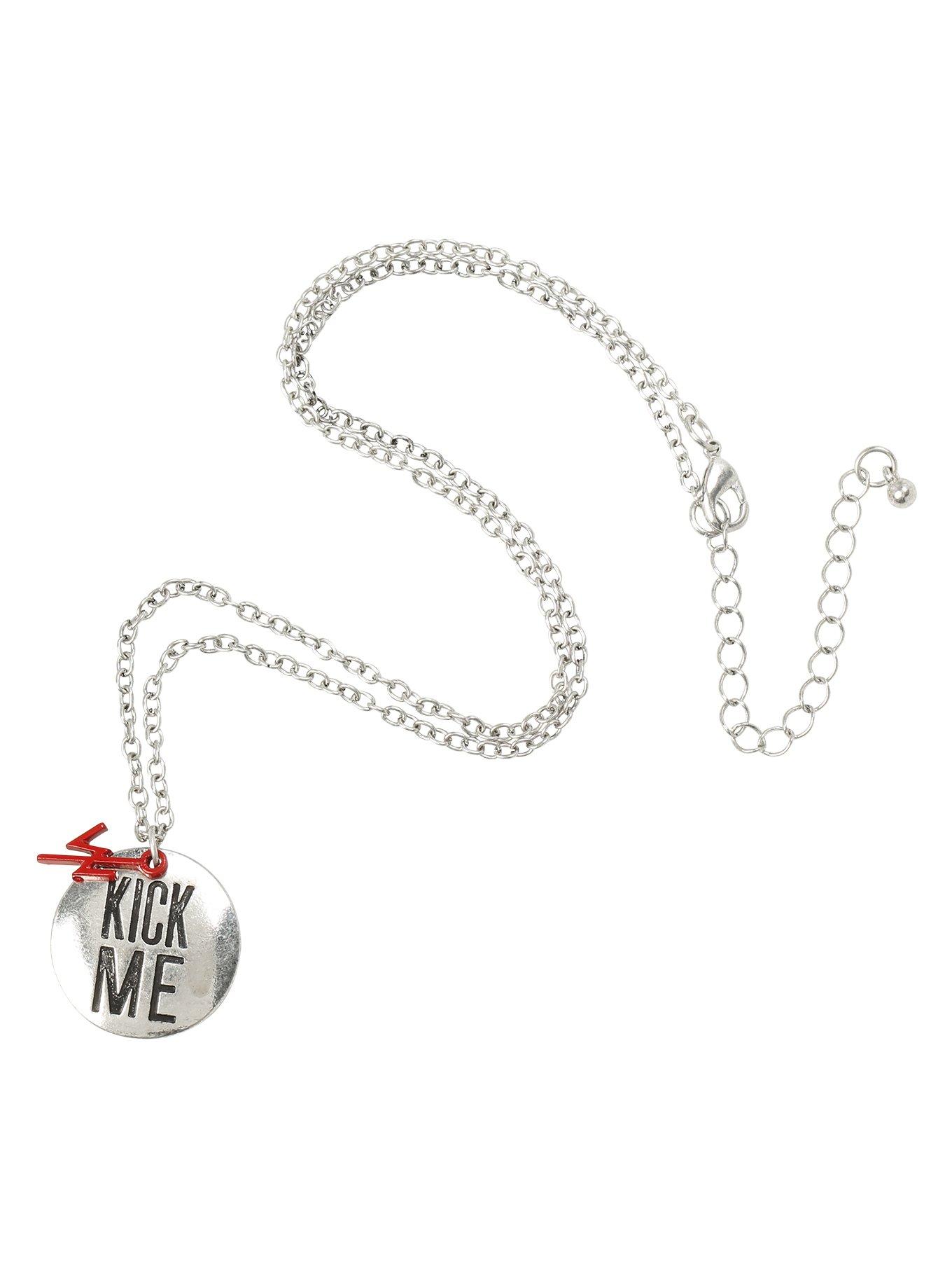 Sleeping With Sirens Kick Me Necklace, , alternate