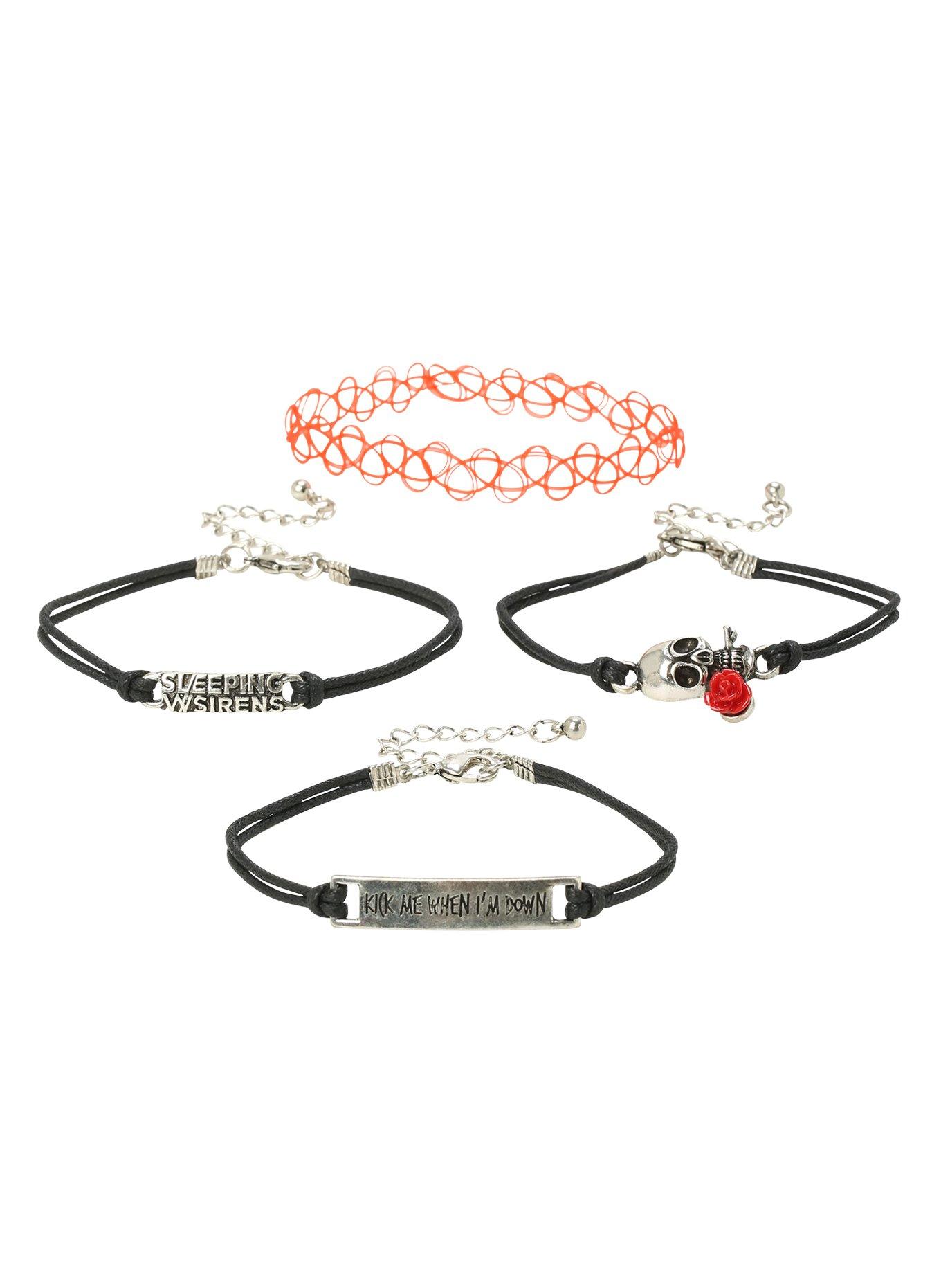 Sleeping With Sirens Bracelet 4 Pack, , alternate
