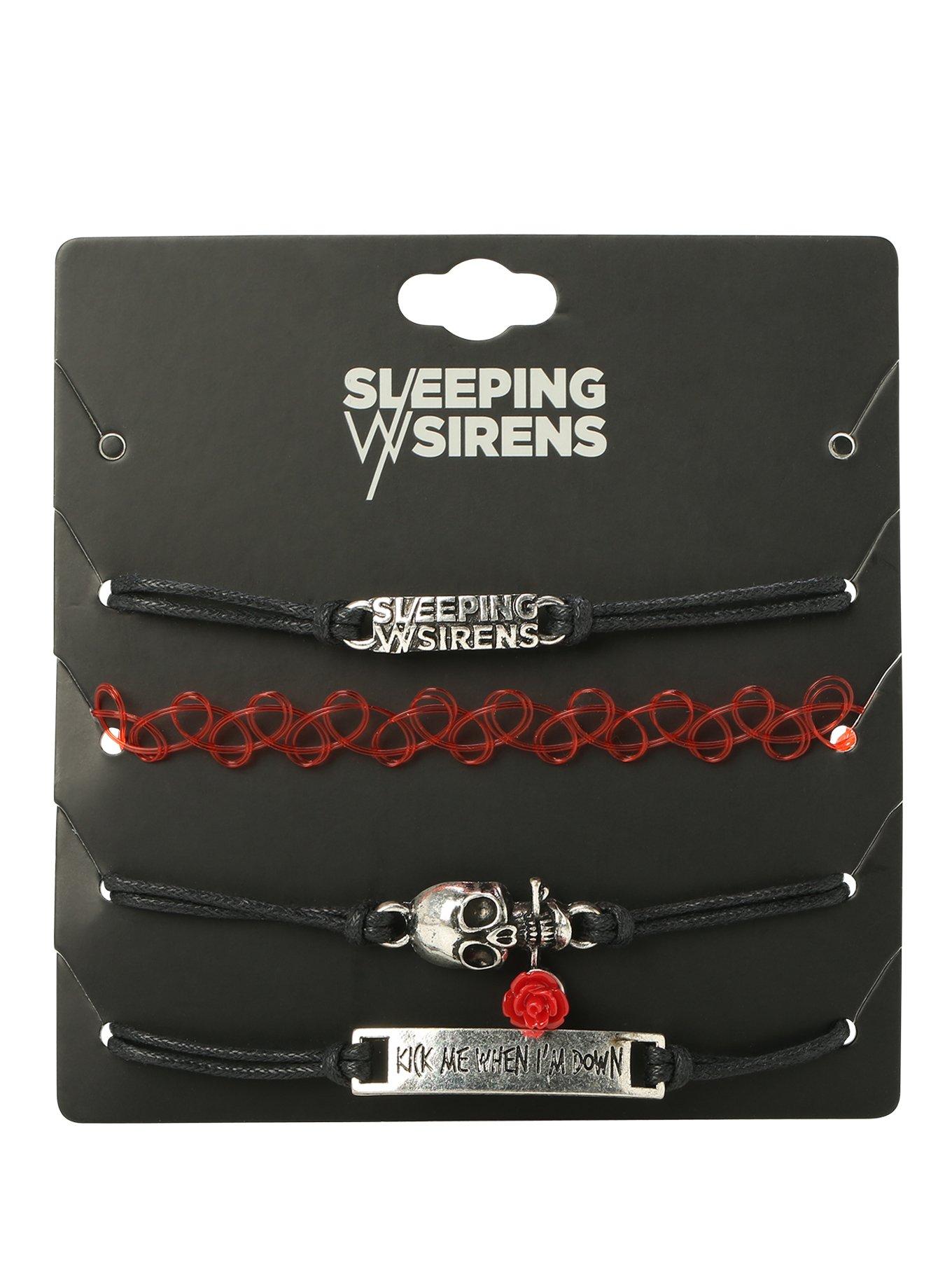 Sleeping With Sirens Bracelet 4 Pack, , alternate