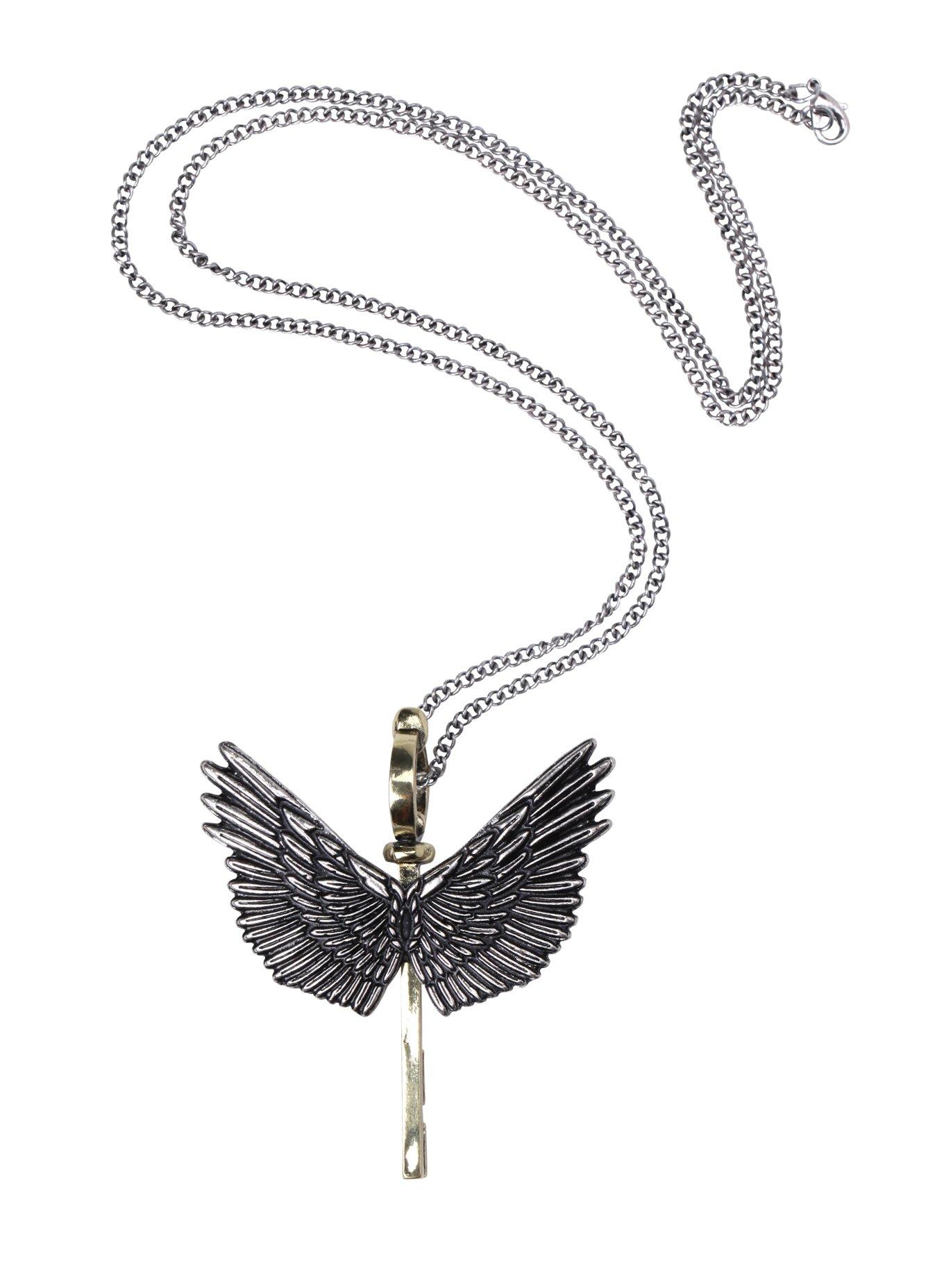 Harry Potter Winged Key Necklace, , alternate