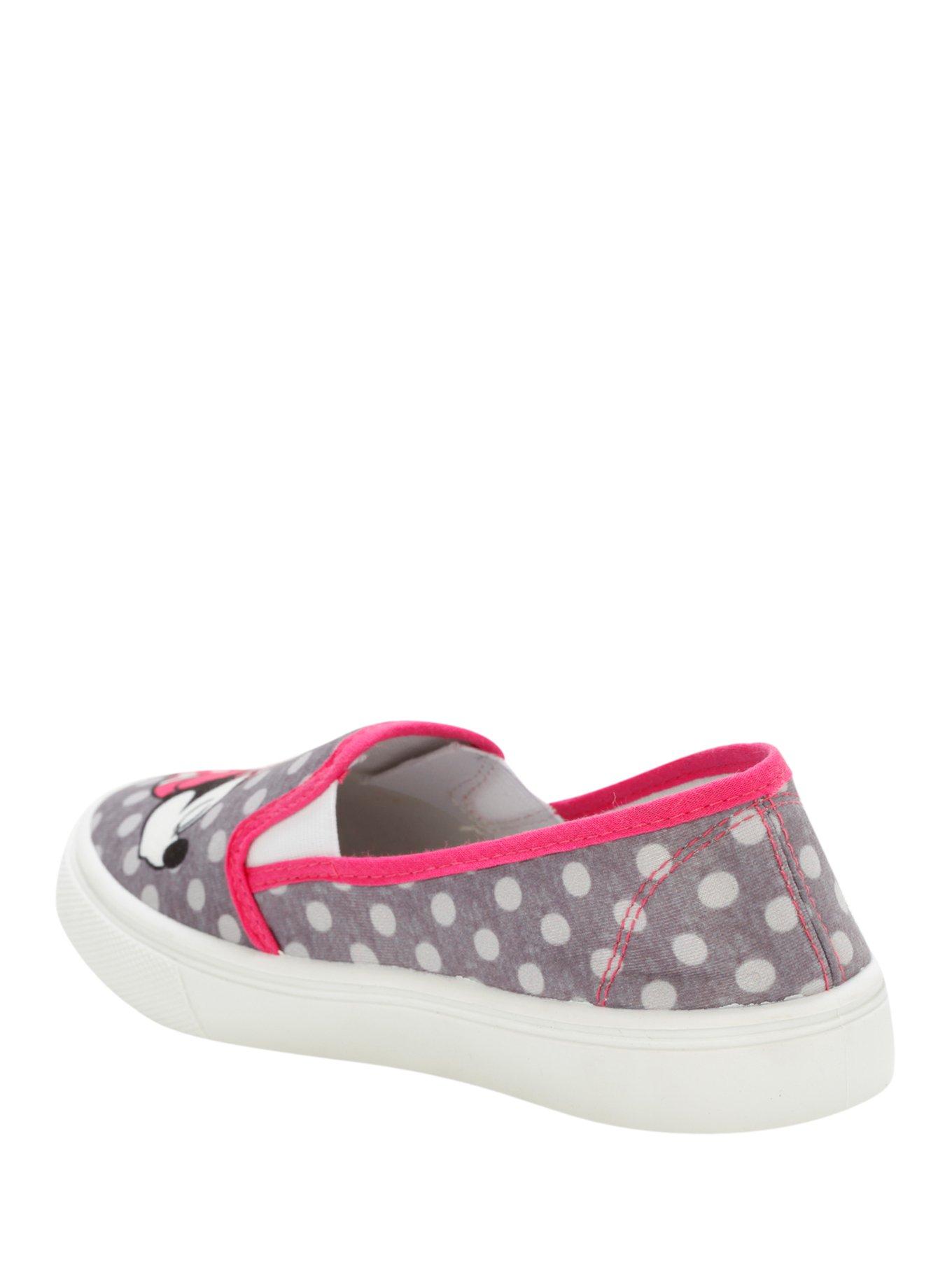 Disney Mickey & Minnie Mouse Kiss Slip-On Shoes, BLACK, alternate