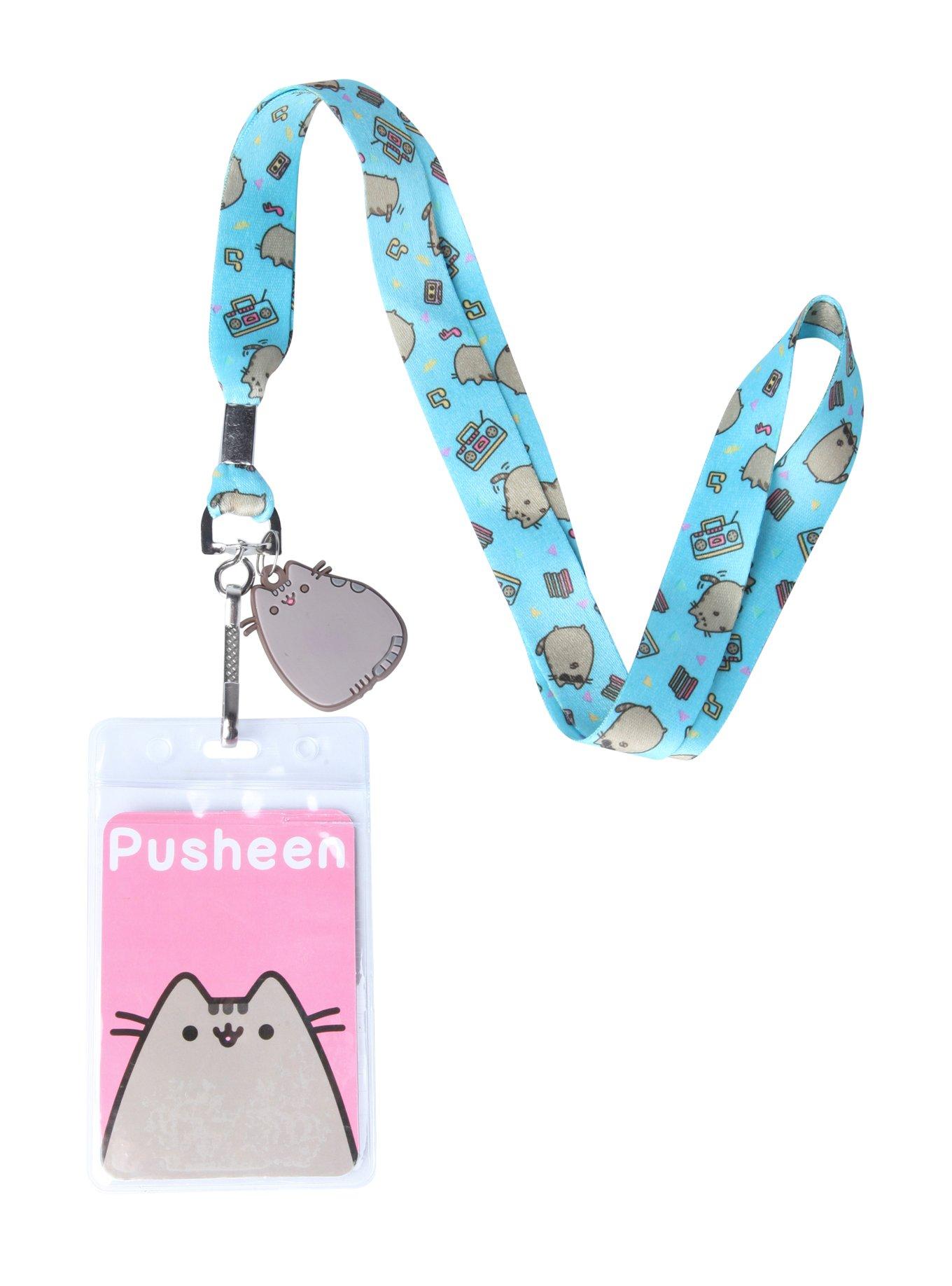 Pusheen Turquoise Lanyard, , alternate