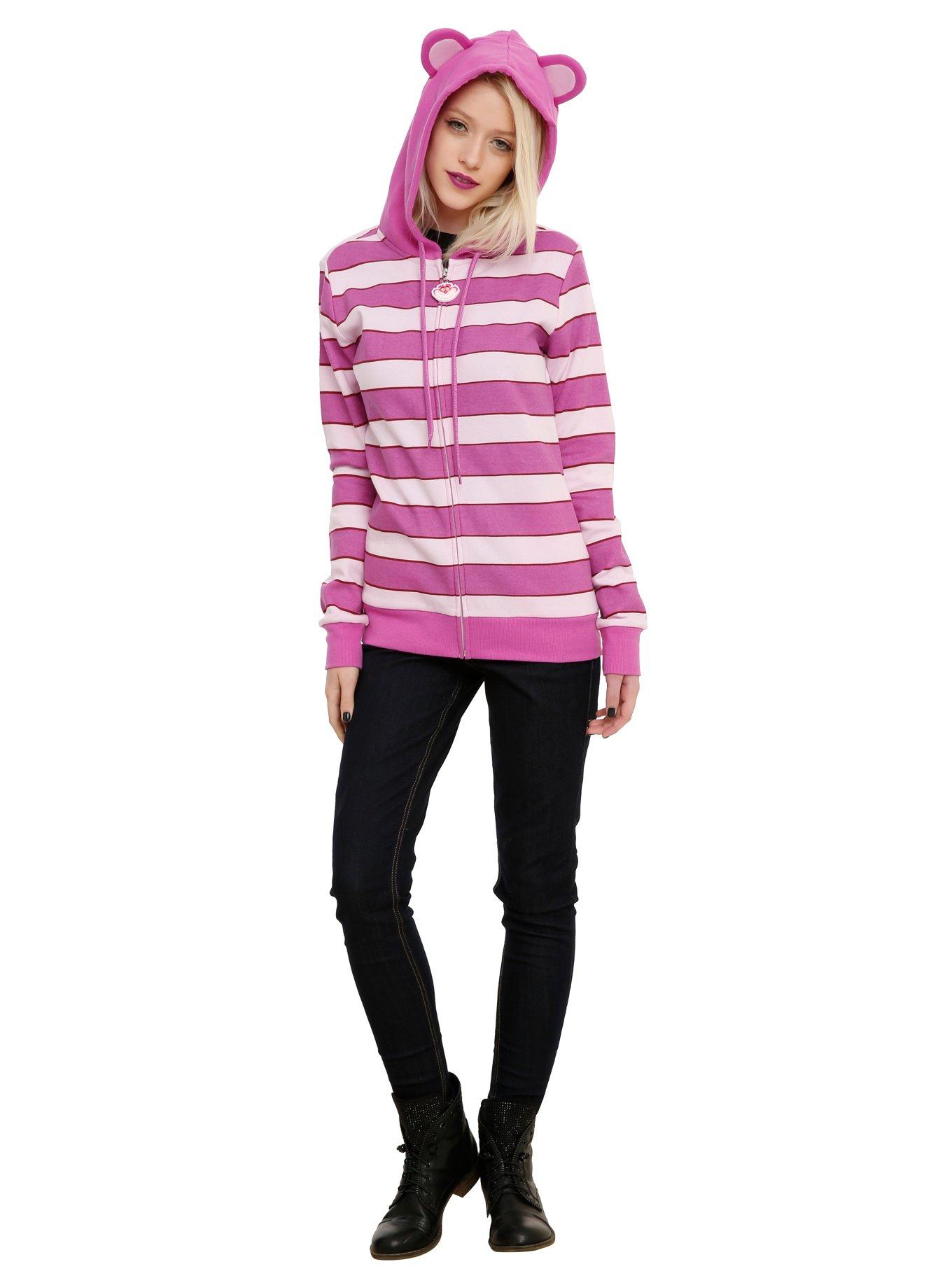 Disney Alice In Wonderland Cheshire Cat Girls Cosplay Hoodie, , alternate