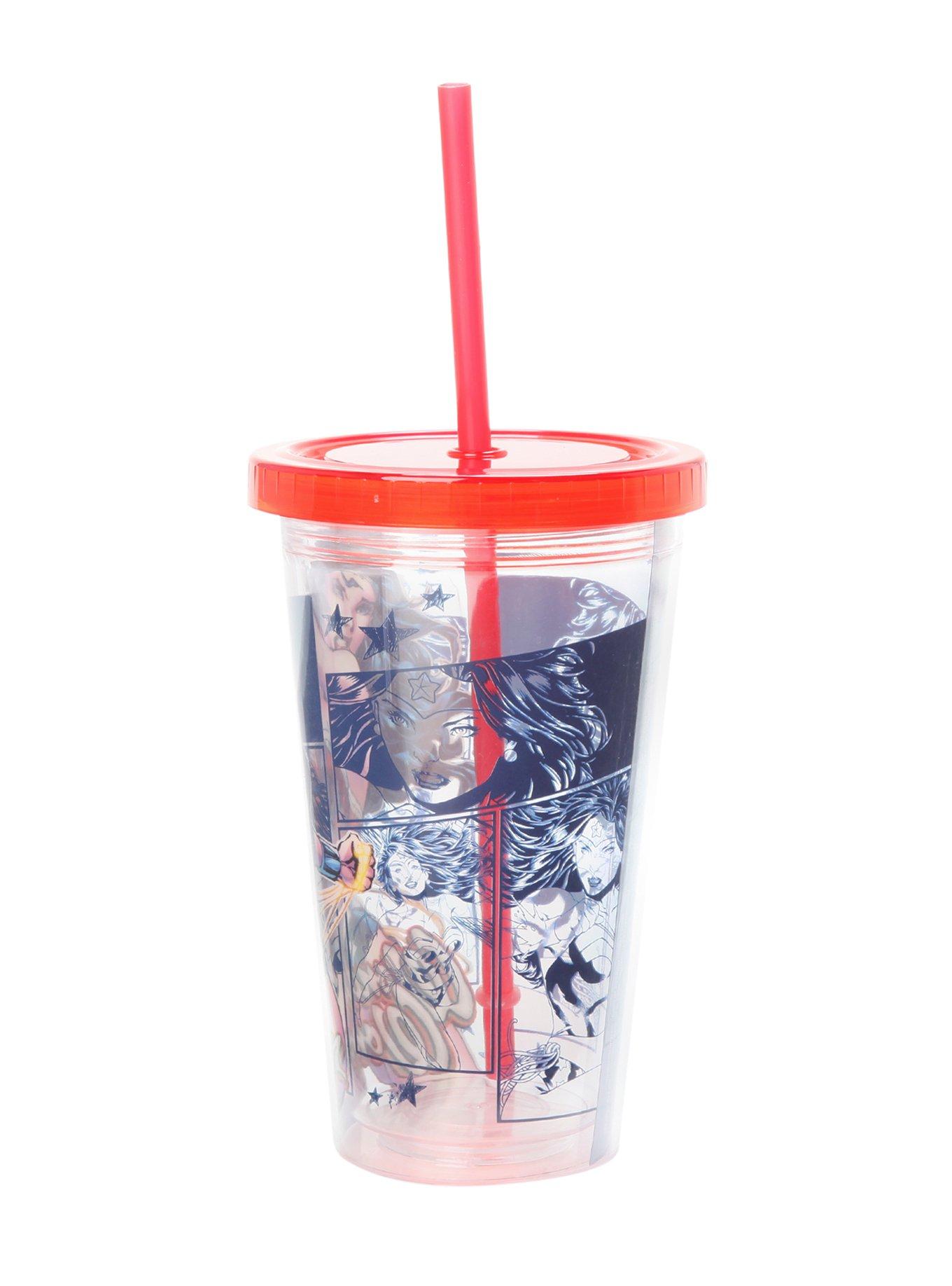 DC Comics Wonder Woman Acrylic Travel Cup, , alternate